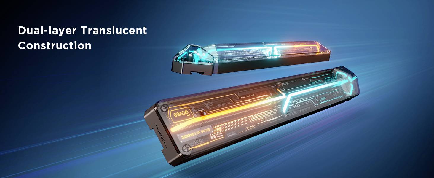 Govee Gaming Wall light H6063312 LED-Wandleuchte 72W LED-Modul Schwarz