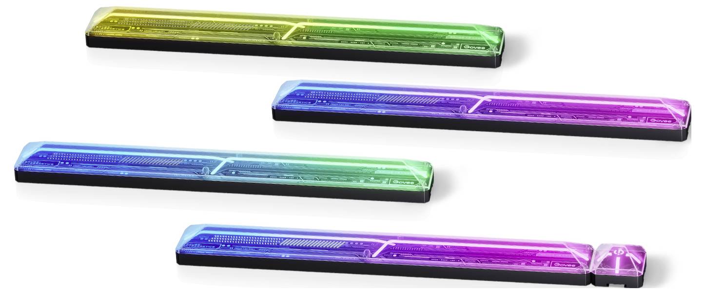 Govee Gaming Wall light H6063312 LED-Wandleuchte 72W LED-Modul Schwarz