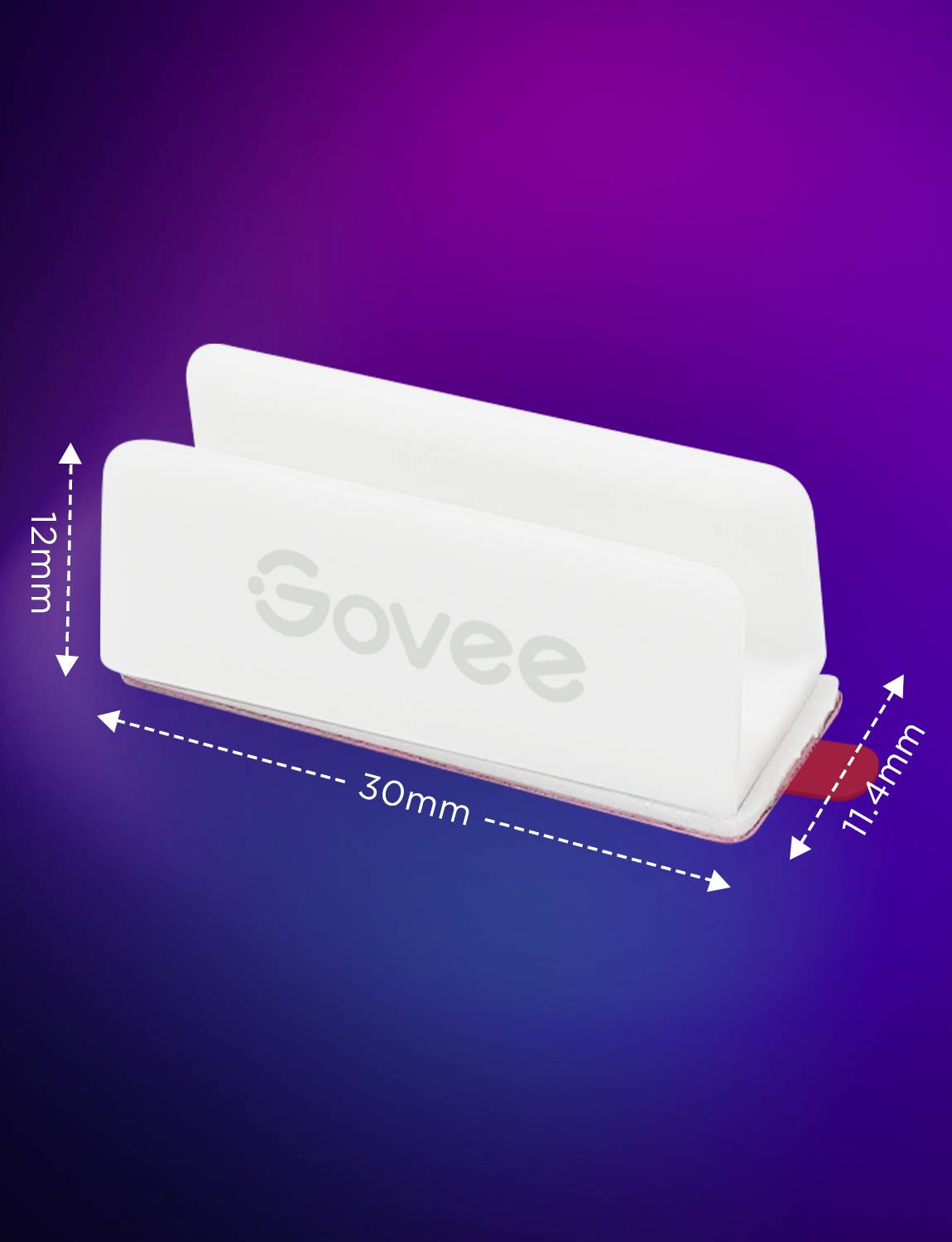 Govee H10D1000 Neon Rope Light 2 Bracket - 20 pcs- White Halteklammer Kunststoff 20 St.