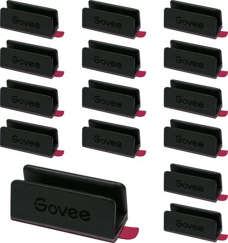 Govee H10D1001 Neon Rope Light 2 Bracket  - 20 pcs- Black Halteklammer Kunststoff 20St.