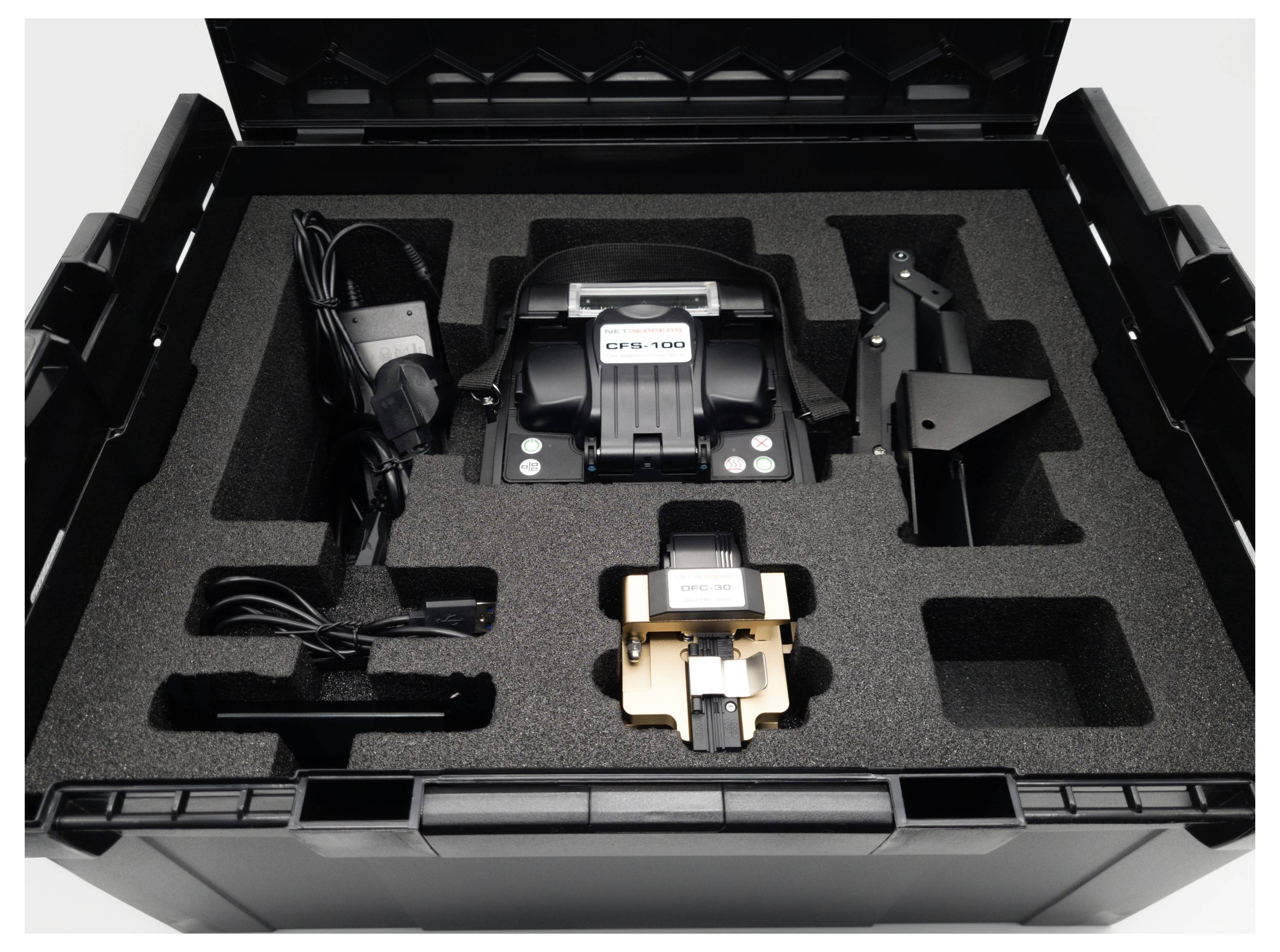 NetPeppers Lichtbogen-Spleißgerät NP-CFS100-KIT-PRO