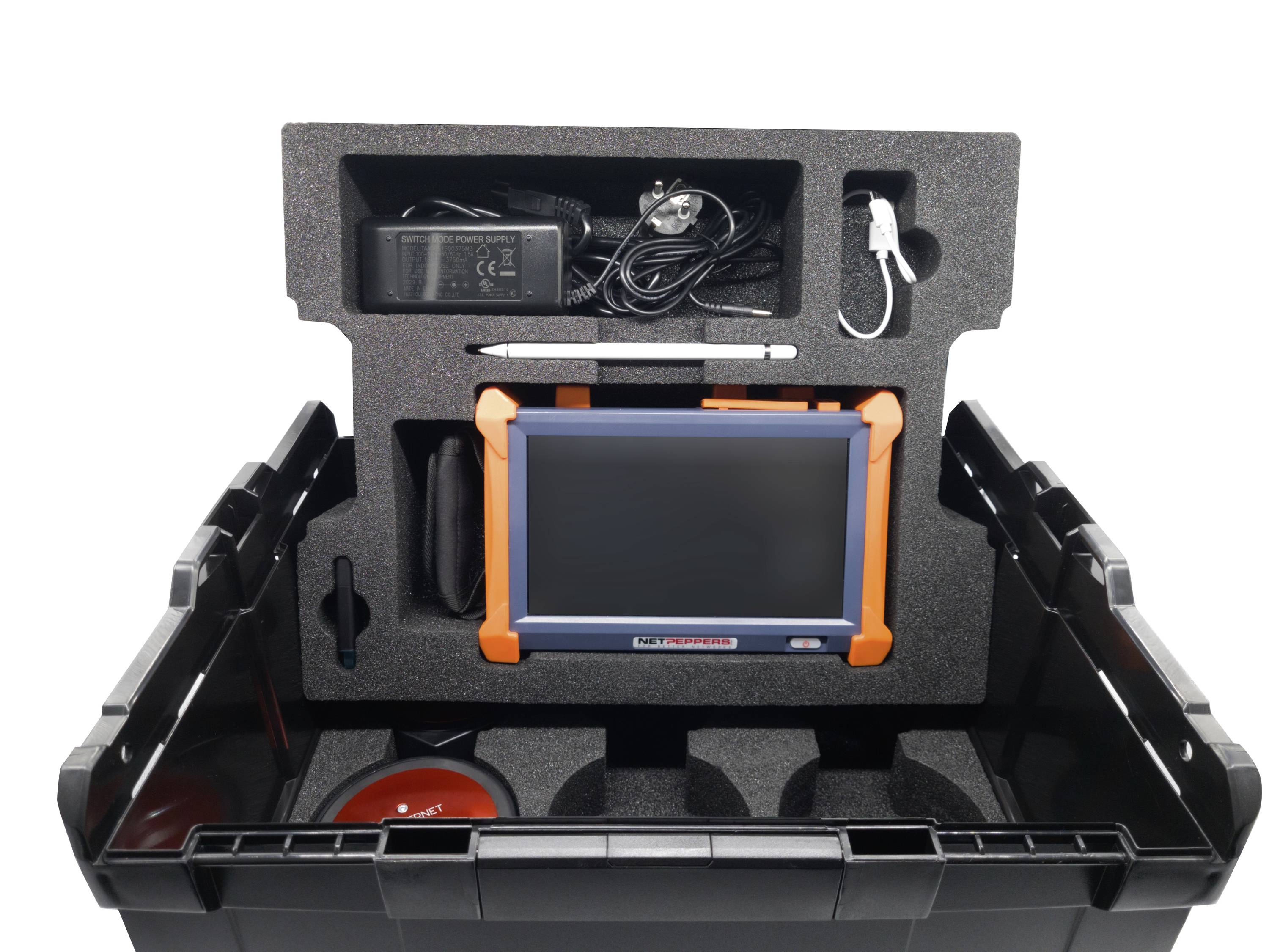 NetPeppers NP-FIBER1000-BOX1 Messgerätekoffer (B x H x T) 358 x 445 x 254mm