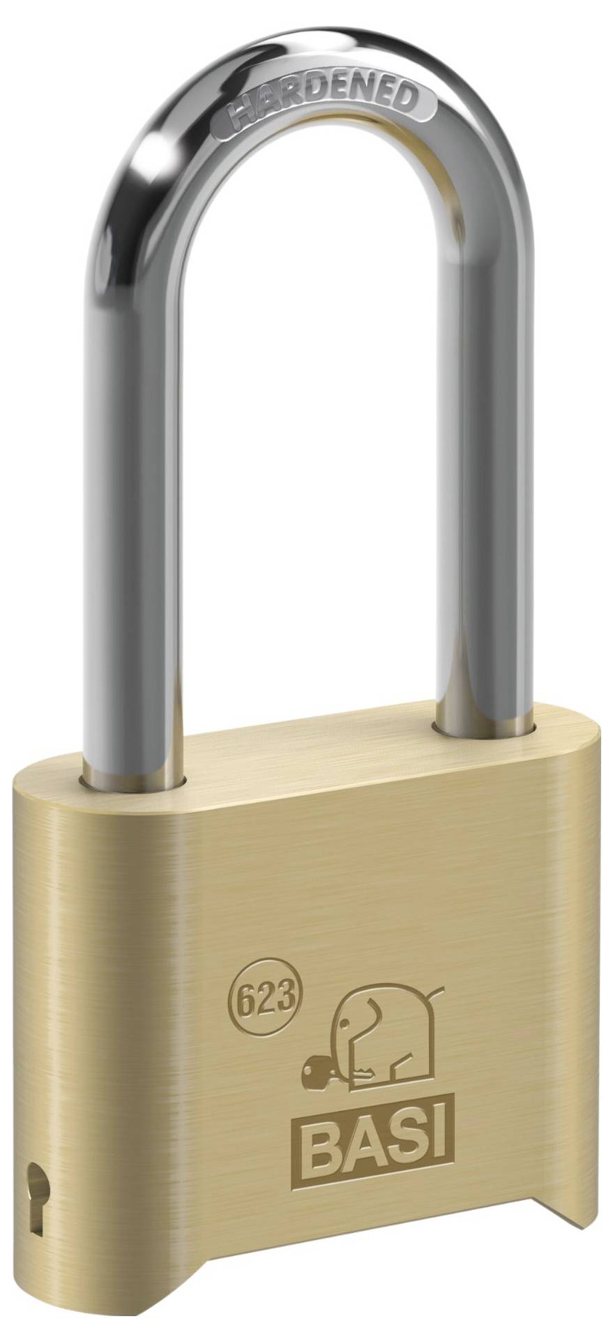 Basi 6231-5000 Vorhängeschloss 52mm Messing Zahlenschloss