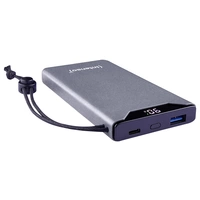 Intenso F20000 Powerbank 20000 mAh Quick Charge, USB PD LiPo USB-A, USB-C® Grau Intenso F20000 Powerbank 20000 mAh Quick Charge, USB PD LiPo USB-A, USB-C® Grau