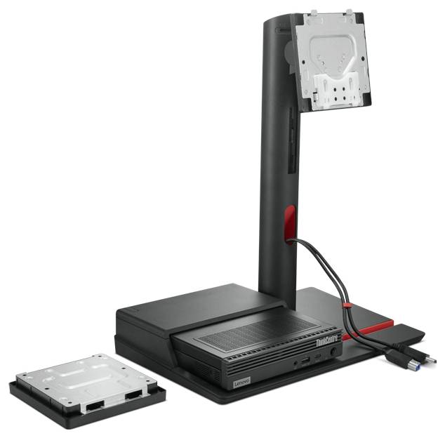 Lenovo PC Halterung Tisch 4XF1K03170 4XF1K03170 Schwarz