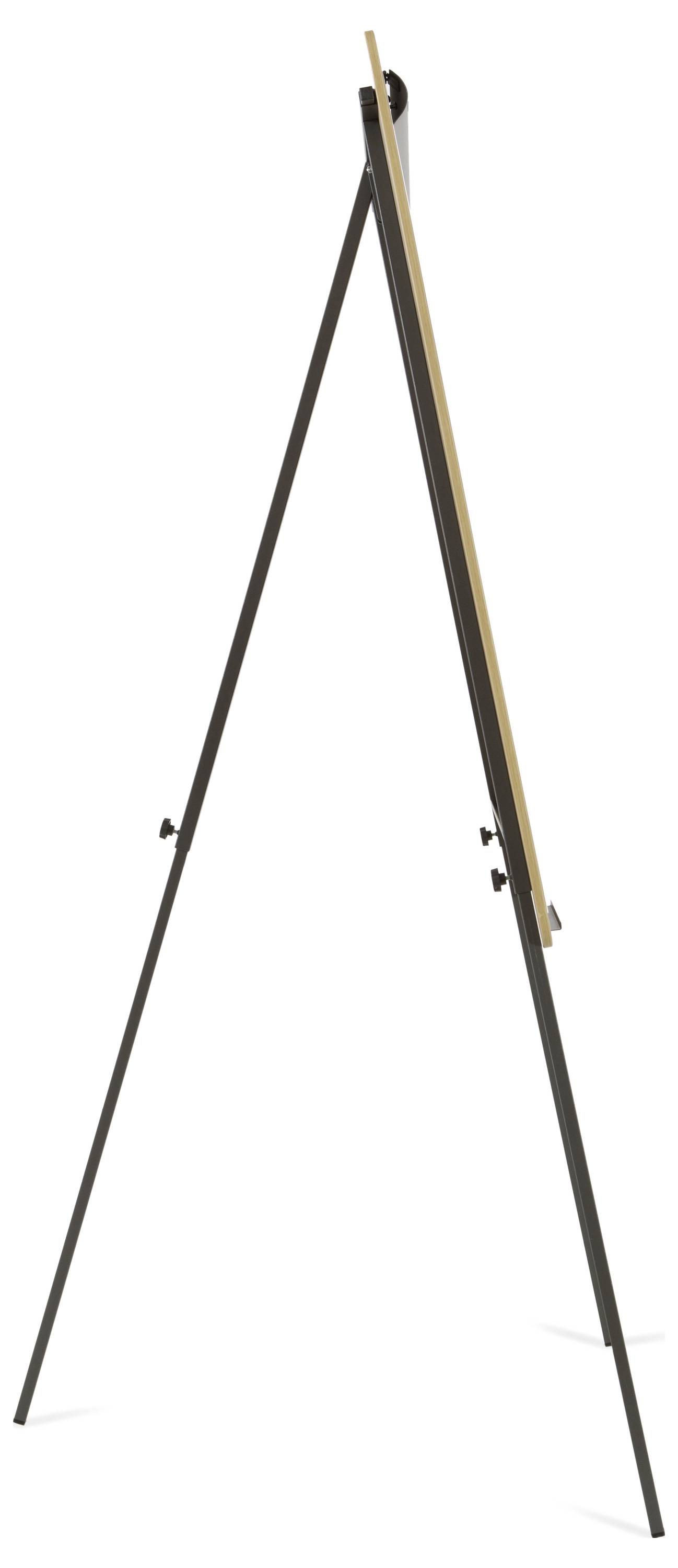 Rocada Flipchart NAT0610 (B x H) 700mm x 1900mm Holz, Eiche, Weiß (RAL 9003) abwischbar, beschriftbar, höhenverstellbar, Inkl