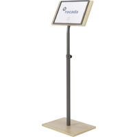 Rocada NAT0705 R070570 Infodisplay Holz, Eiche, Anthrazit DIN A4 Anzahl der Fächer 1 1 St. (B x H x T) 400 x 1400 x 300mm Rocada NAT0705 R070570 Infodisplay Holz, Eiche, Anthrazit DIN A4 Anzahl der Fächer 1 1 St. (B x H x T) 400 x 1400 x 300mm