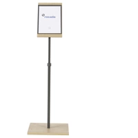 Rocada NAT0705 R070570 Infodisplay Holz, Eiche, Anthrazit DIN A4 Anzahl der Fächer 1 1 St. (B x H x T) 400 x 1400 x 300mm Rocada NAT0705 R070570 Infodisplay Holz, Eiche, Anthrazit DIN A4 Anzahl der Fächer 1 1 St. (B x H x T) 400 x 1400 x 300mm