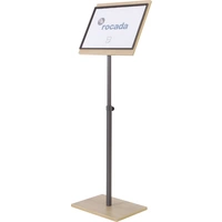 Rocada NAT0705 R070670 Infodisplay Holz, Eiche, Anthrazit DIN A3 Anzahl der Fächer 1 1 St. (B x H x T) 400 x 1400 x 300mm Rocada NAT0705 R070670 Infodisplay Holz, Eiche, Anthrazit DIN A3 Anzahl der Fächer 1 1 St. (B x H x T) 400 x 1400 x 300mm