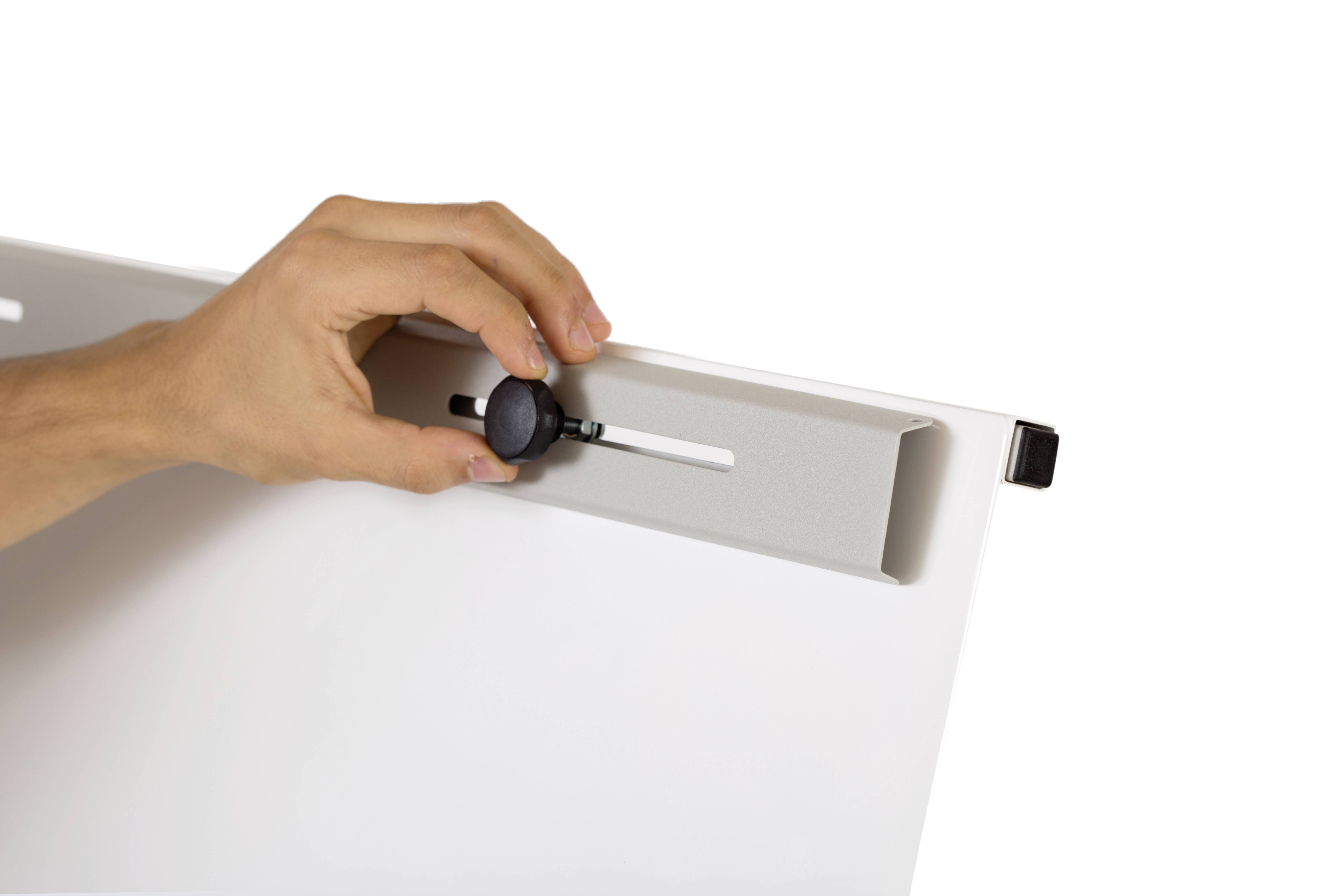 Rocada Flipchart 610V19 (B x H) 1800mm x 850mm Weiß (RAL 9003), Stahl abwischbar, beschriftbar, höhenverstellbar, Inkl