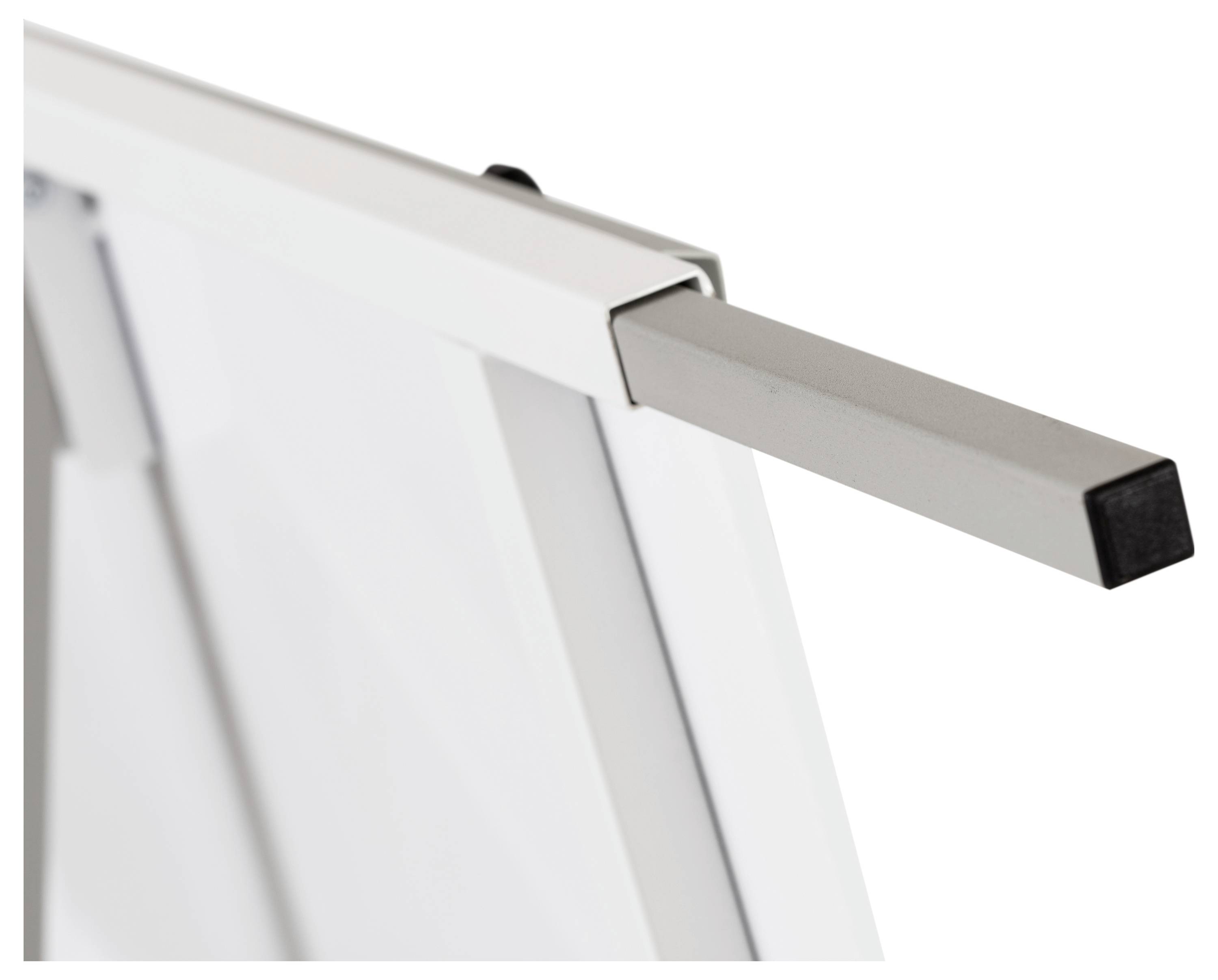 Rocada Flipchart 610V19 (B x H) 1800mm x 850mm Weiß (RAL 9003), Stahl abwischbar, beschriftbar, höhenverstellbar, Inkl