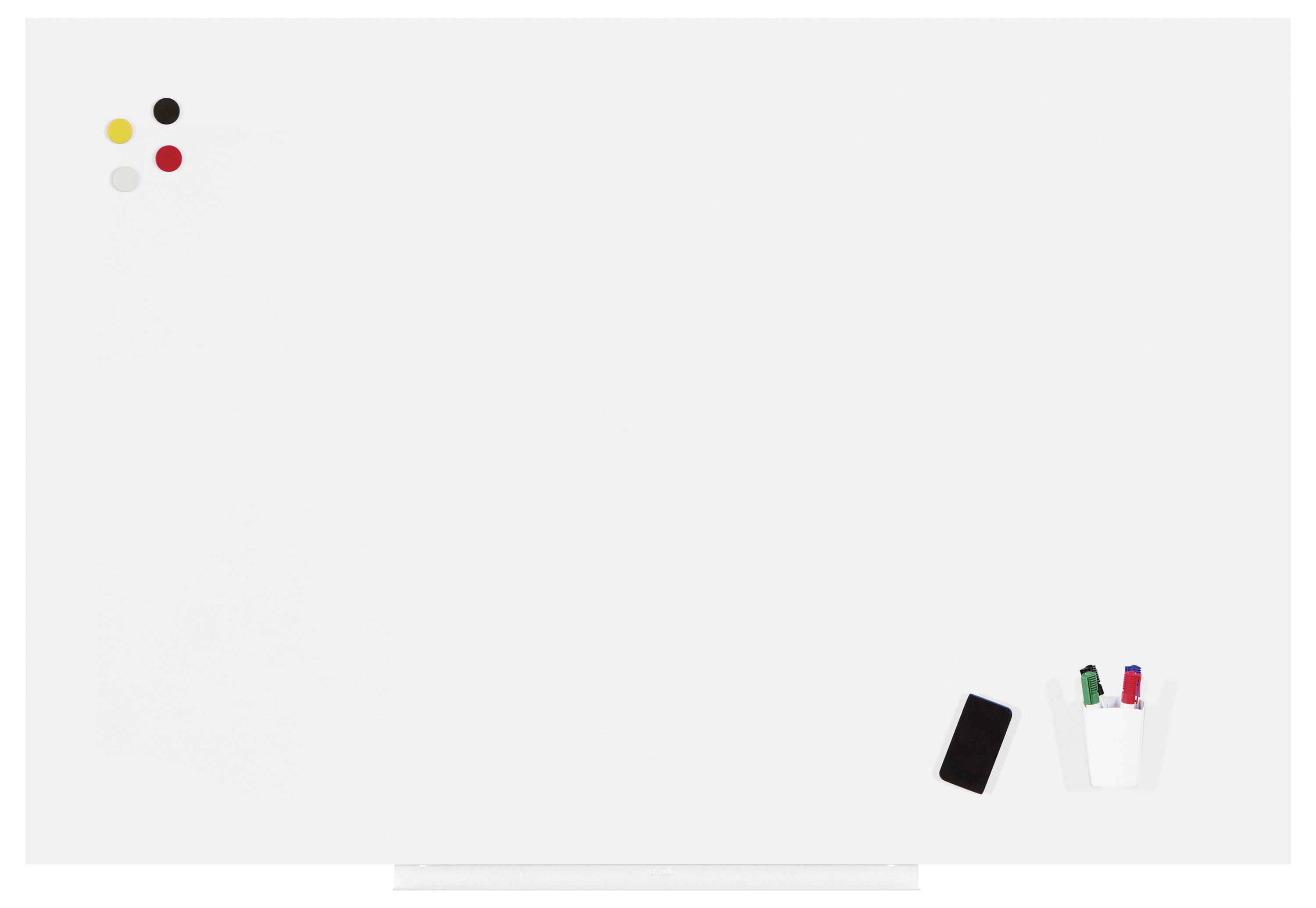 Rocada Whiteboard 6421R (B x H) 150cm x 100cm Weiß (RAL 9003) kunststoffbeschichtet Inkl. Ablageschale, Quer- oder Hochformat