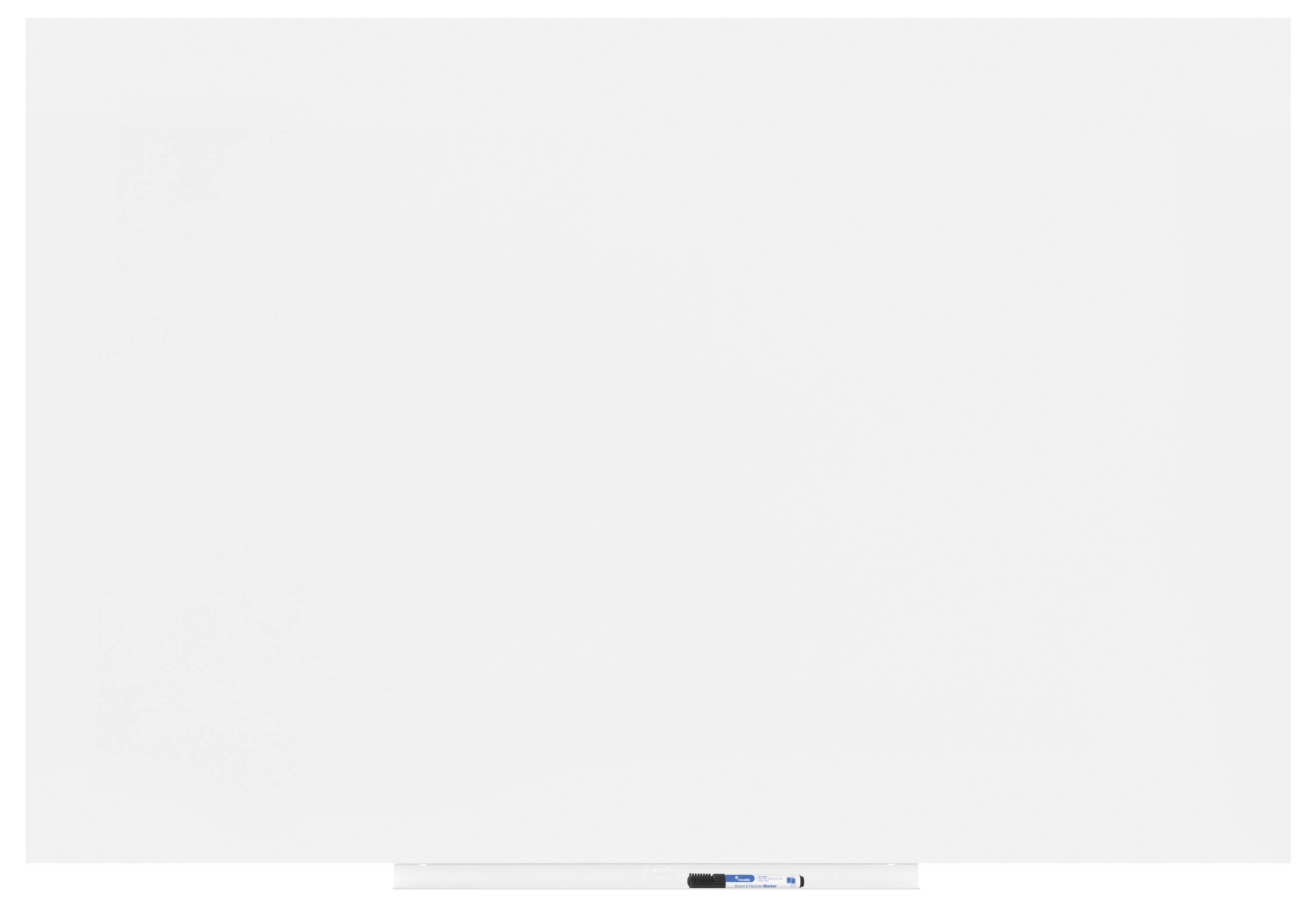 Rocada Whiteboard 6421R (B x H) 150cm x 100cm Weiß (RAL 9003) kunststoffbeschichtet Inkl. Ablageschale, Quer- oder Hochformat