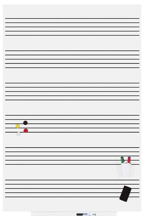 Rocada Whiteboard 6421R (B x H) 150cm x 100cm Weiß (RAL 9003) kunststoffbeschichtet Inkl. Ablageschale, Quer- oder Hochformat