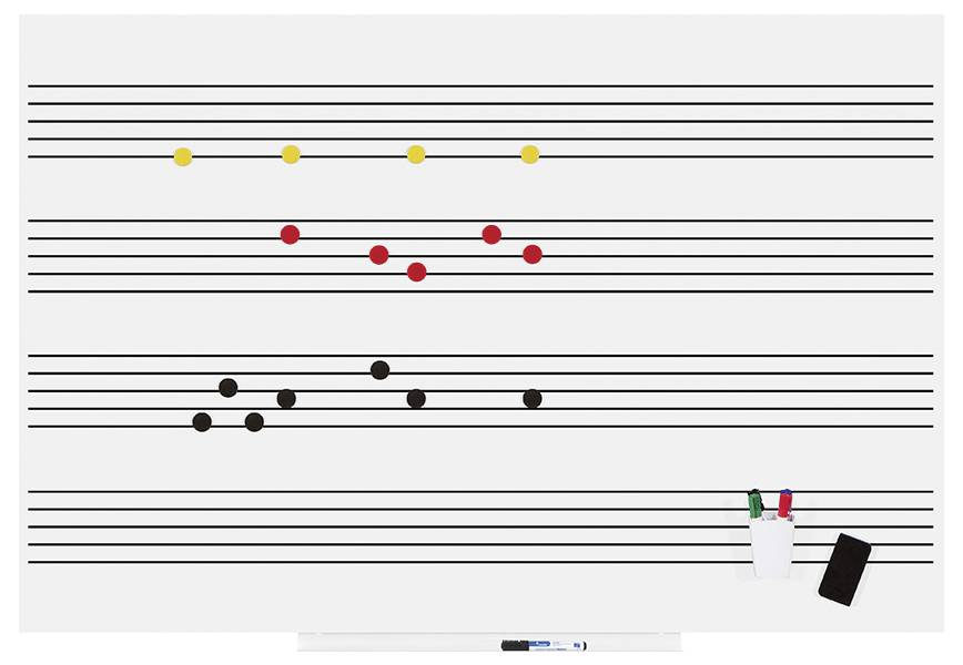 Rocada Whiteboard 6421R (B x H) 150cm x 100cm Weiß (RAL 9003) kunststoffbeschichtet Inkl. Ablageschale, Quer- oder Hochformat