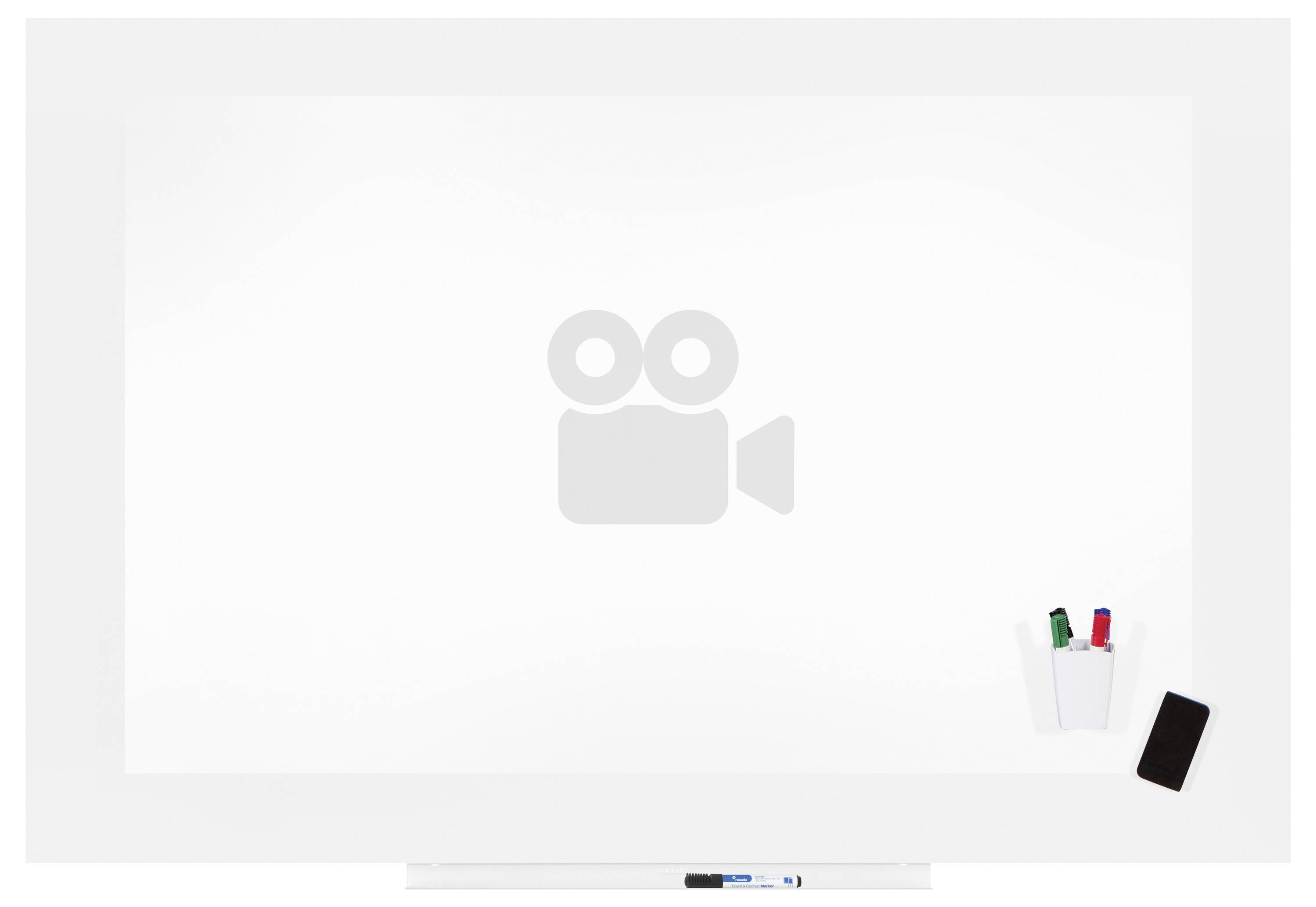 Rocada Whiteboard 6421MATT (B x H) 150cm x 100cm Weiß (RAL 9003) kunststoffbeschichtet Inkl. Ablageschale, Quer- oder Hochformat
