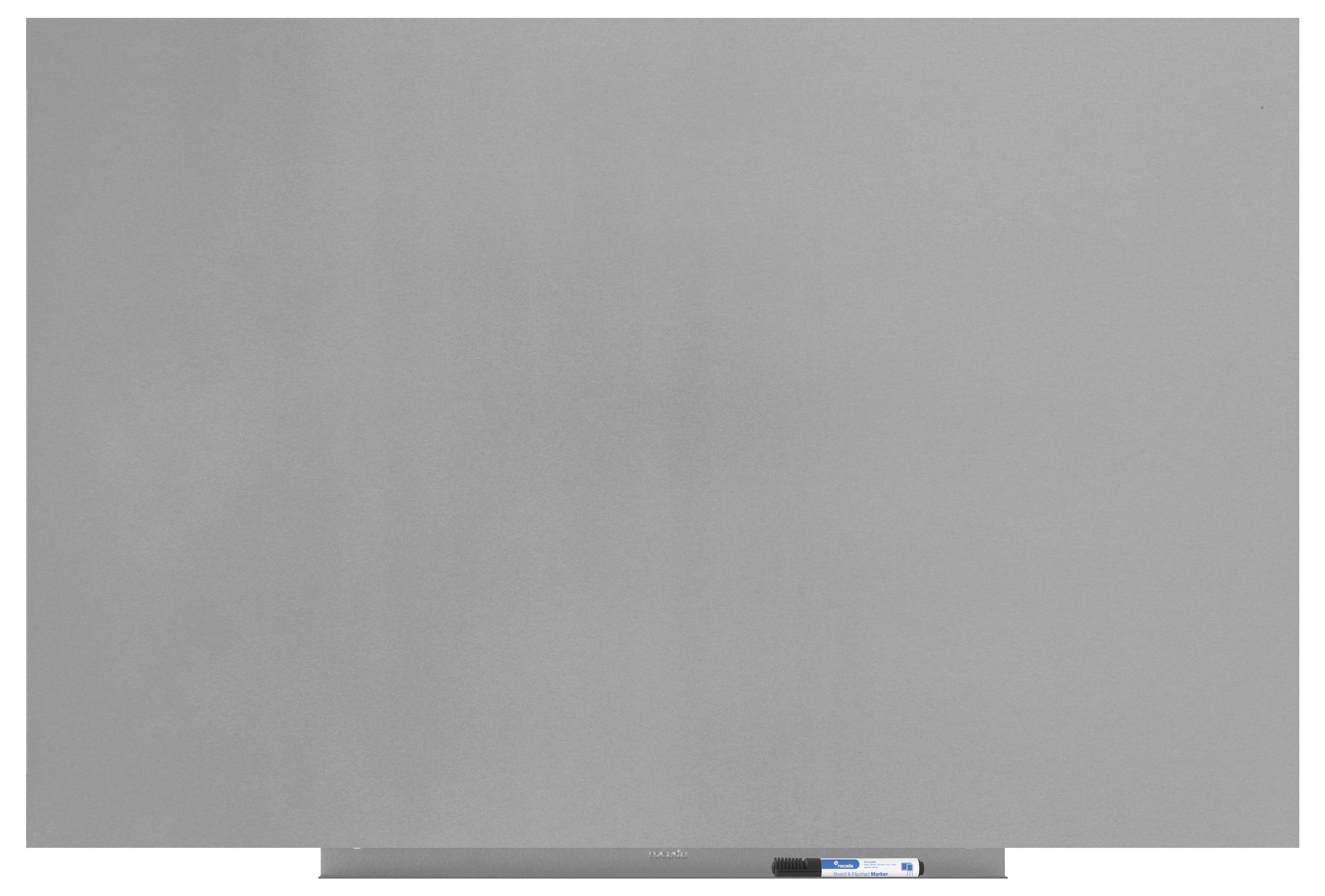 Rocada Whiteboard 6520PRO-9006 (B x H) 115cm x 75cm Grau kunststoffbeschichtet Inkl. Ablageschale, Quer- oder Hochformat