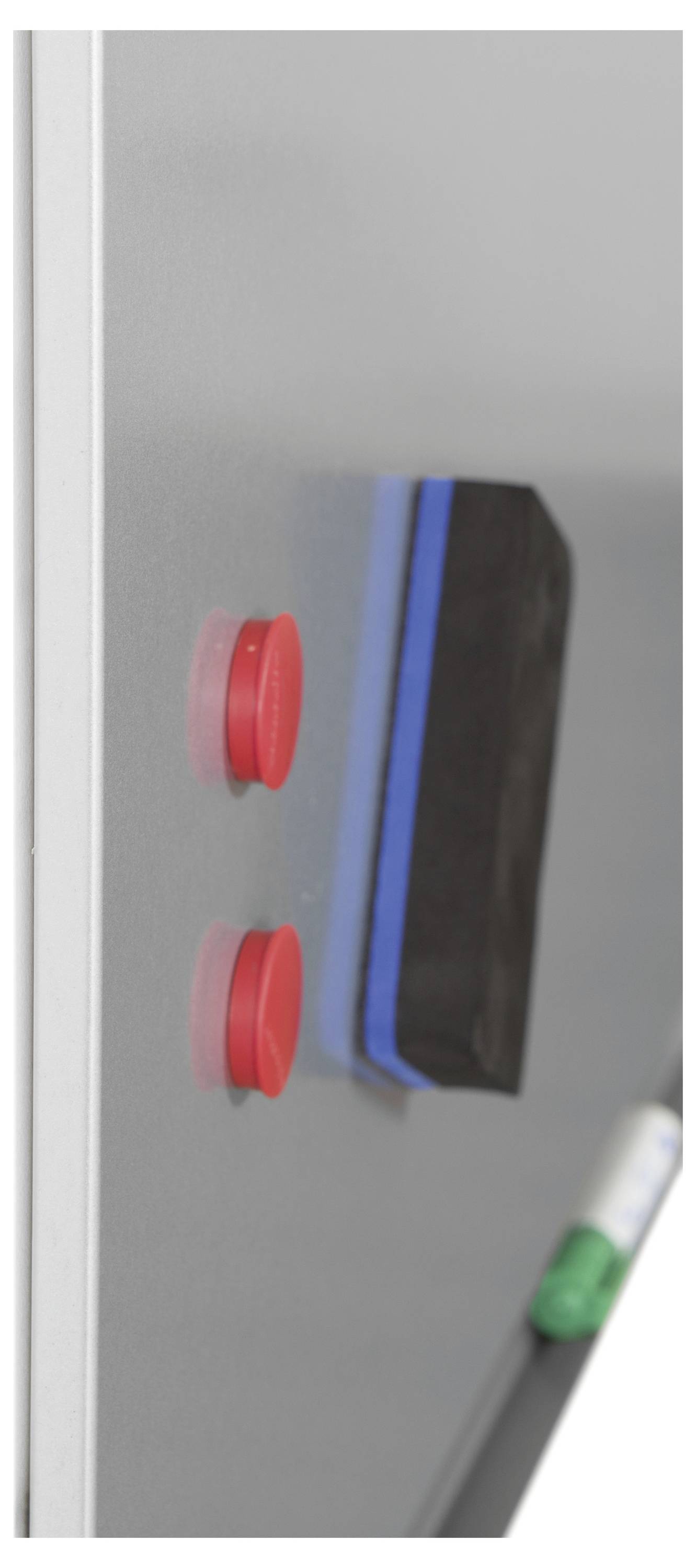 Rocada Whiteboard 6520PRO-9006 (B x H) 115cm x 75cm Grau kunststoffbeschichtet Inkl. Ablageschale, Quer- oder Hochformat