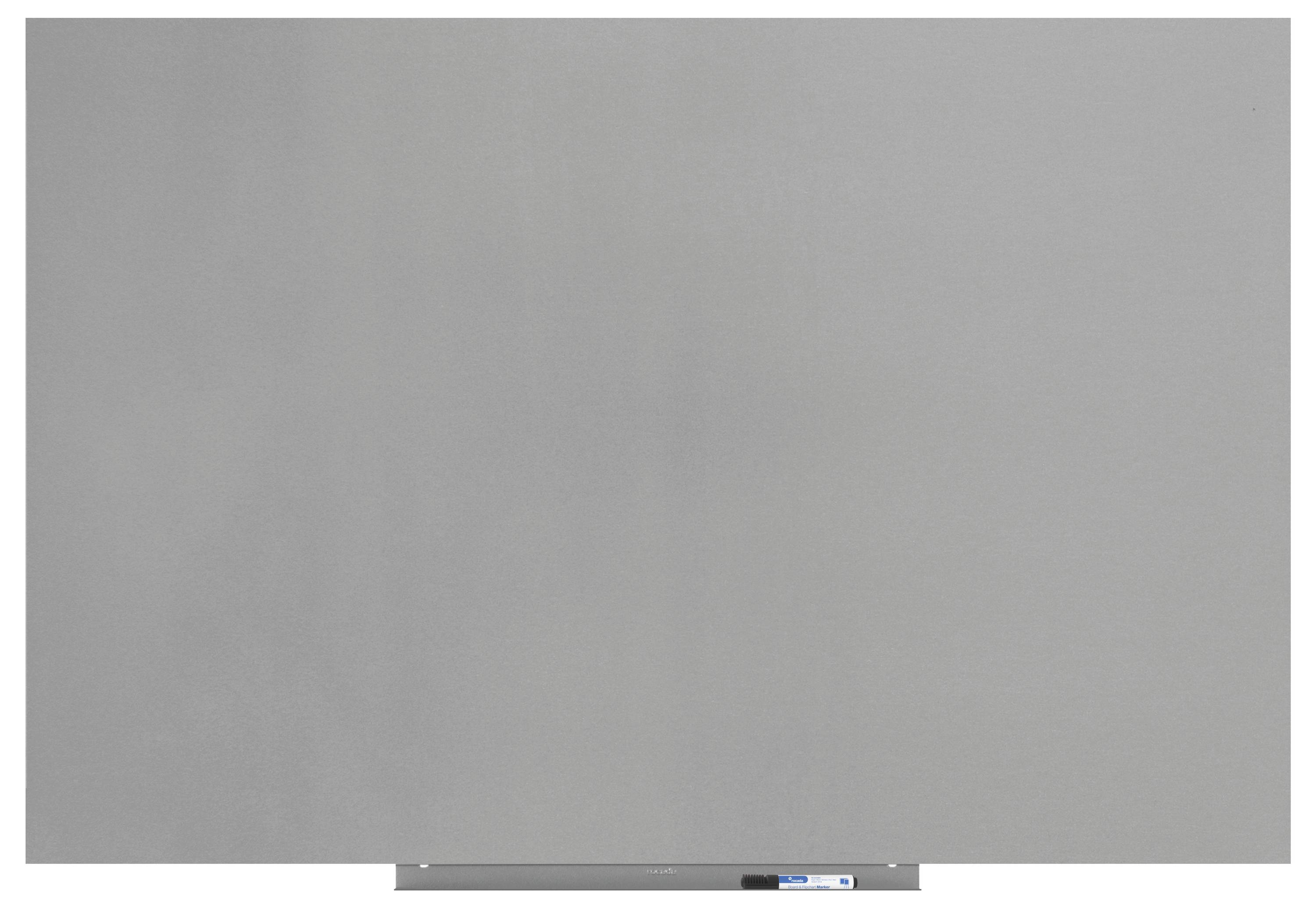 Rocada Whiteboard 6521PRO-9006 (B x H) 150cm x 100cm Grau kunststoffbeschichtet Inkl. Ablageschale, Quer- oder Hochformat