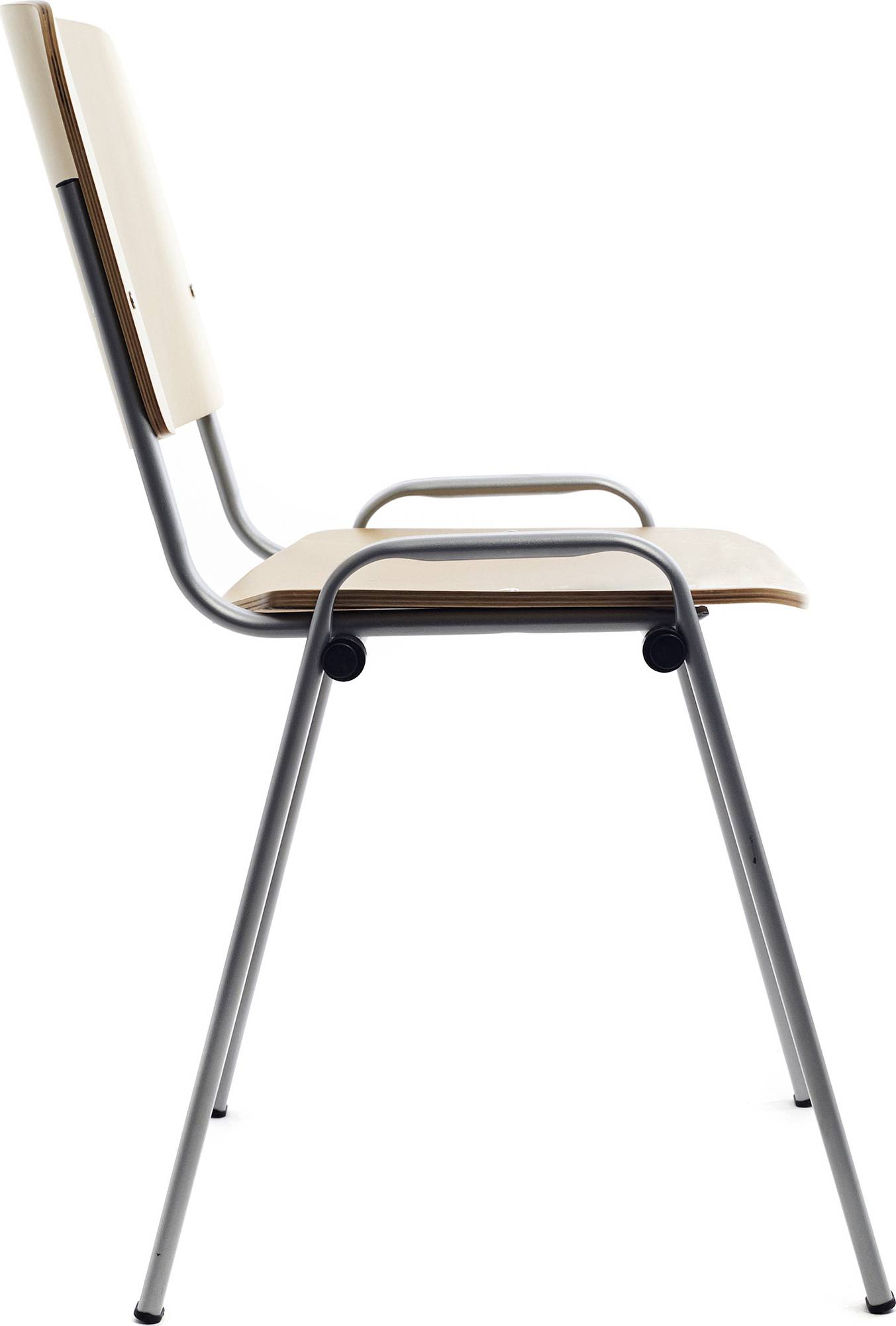 Rocada Besucherstuhl 974VE Grau, Holz (hell) R974182 4St.