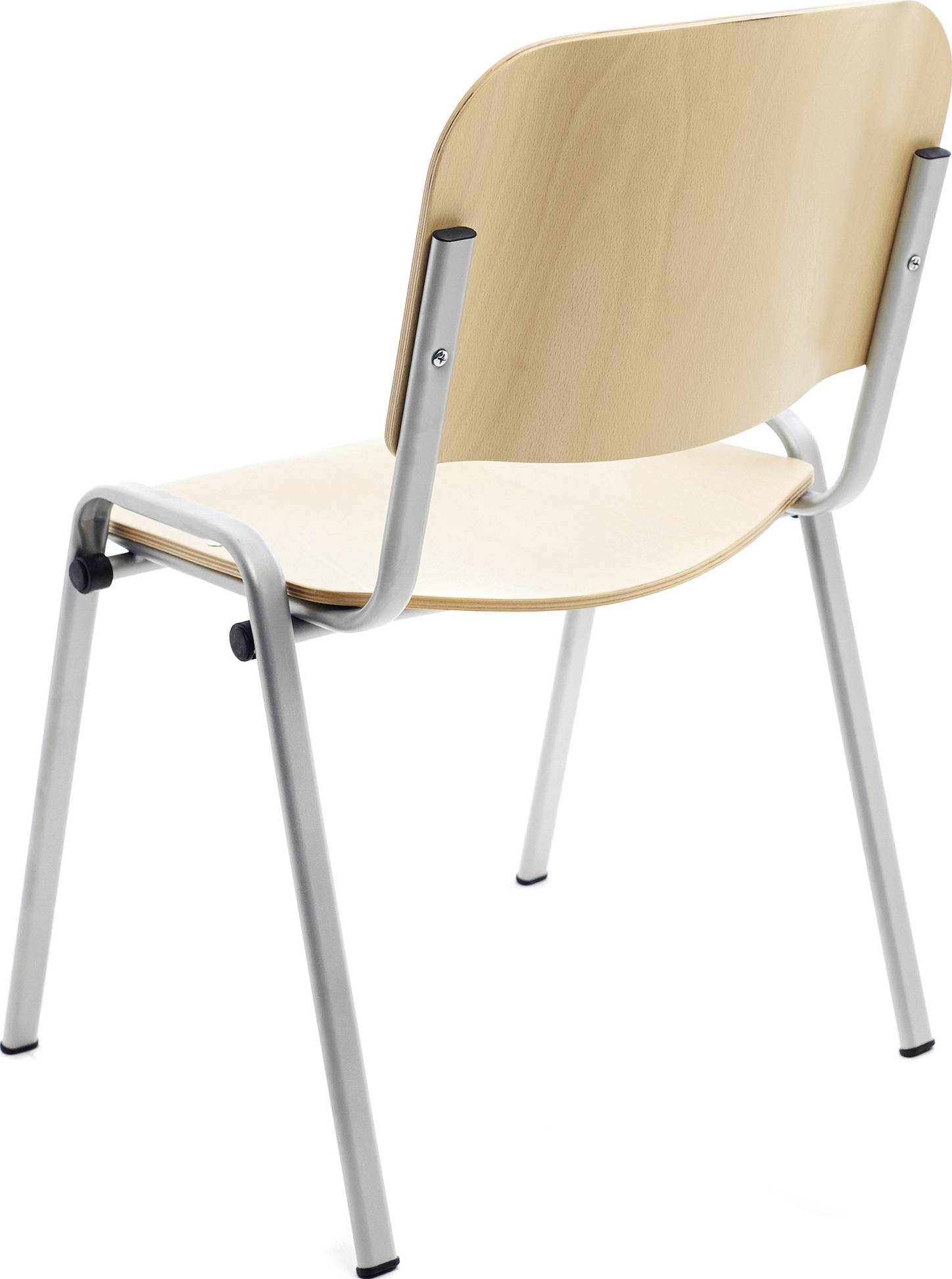 Rocada Besucherstuhl 974VE Grau, Holz (hell) R974182 4St.