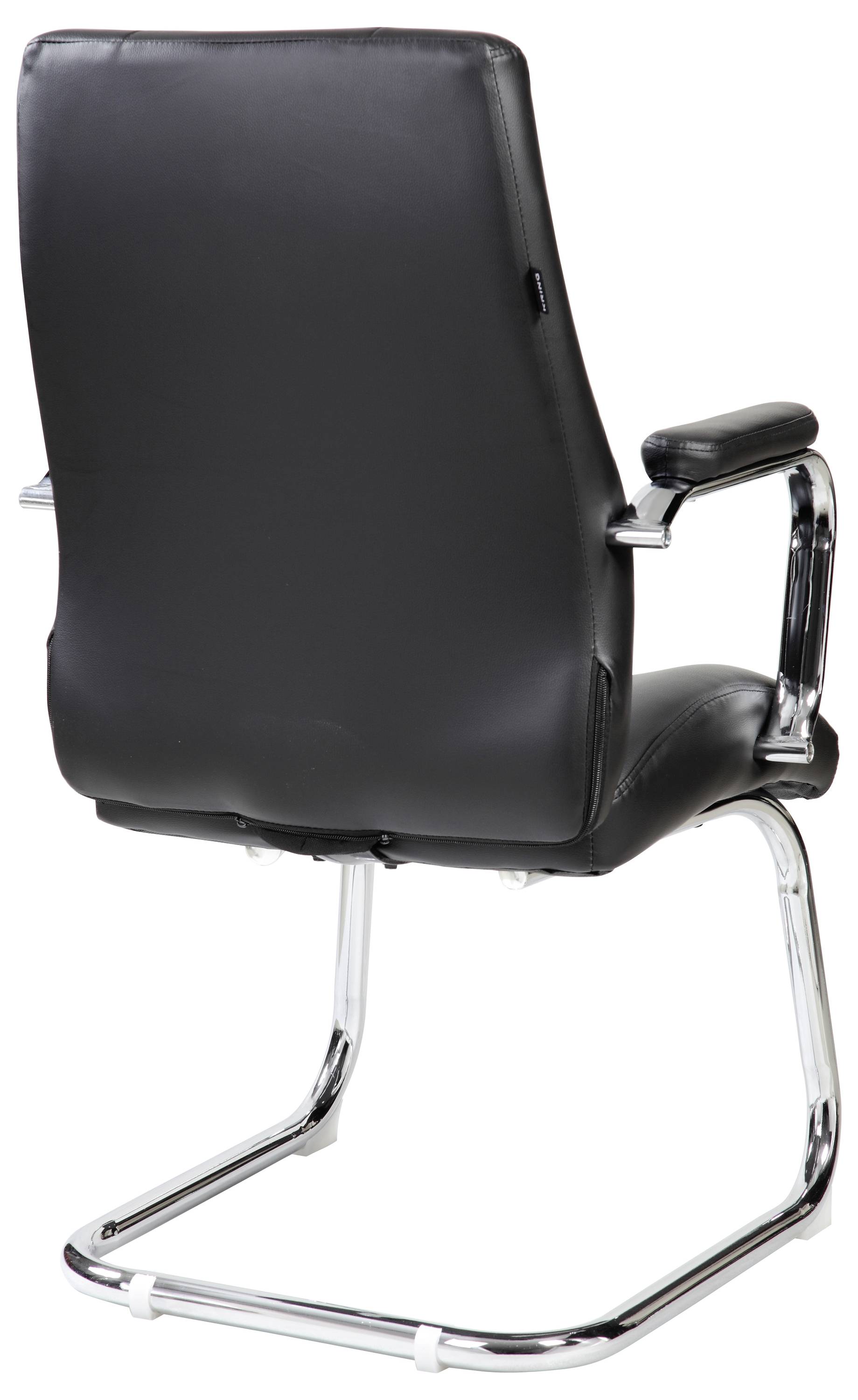 Rocada Besucherstuhl 985V22 Schwarz, Chrom R985290 1St.