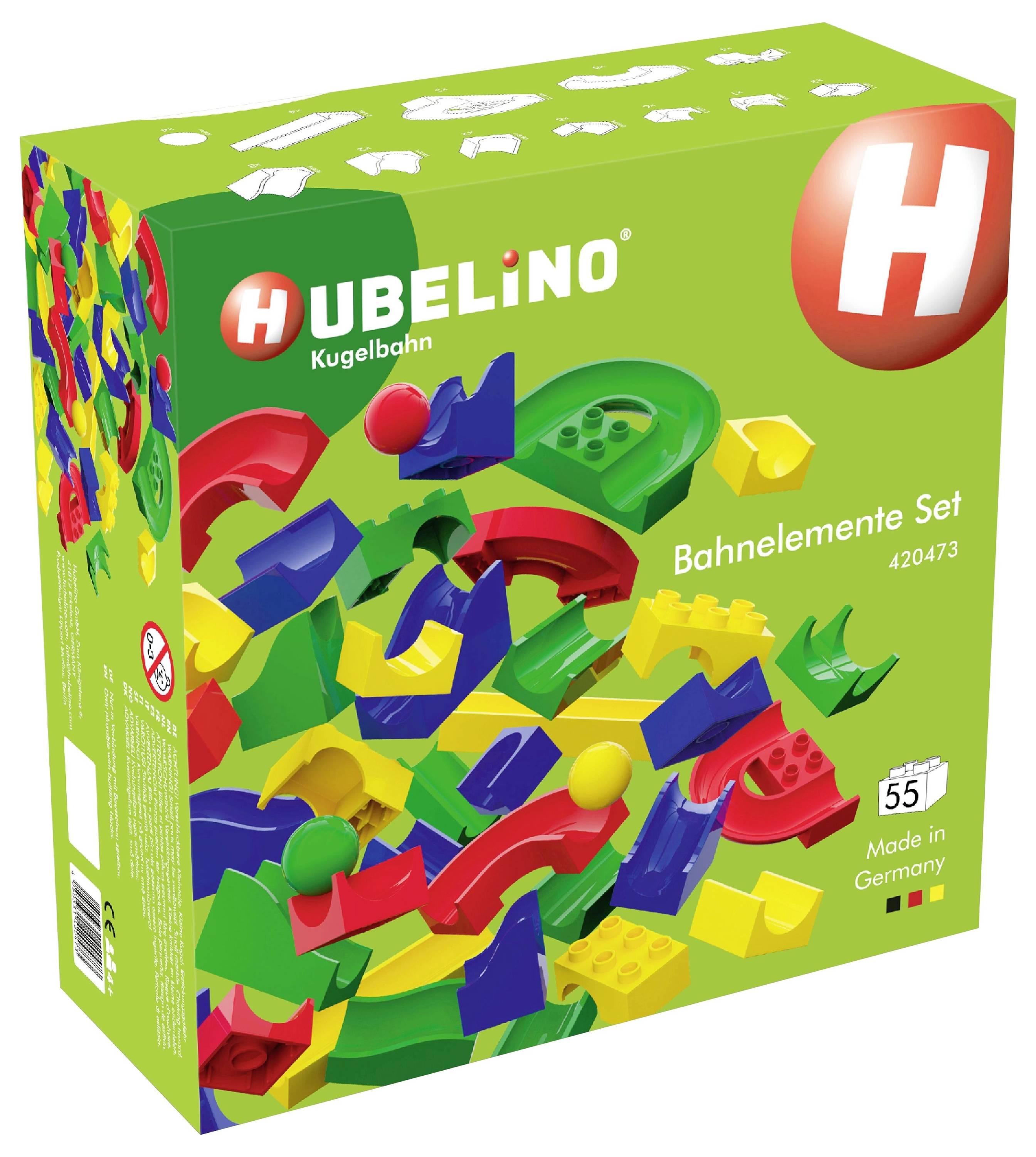 Hubelino Bahnelemente 55-teilig Konstruktions-Set