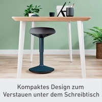 Leitz Sitzhocker Dunkelgrau 65440089 Leitz Sitzhocker Dunkelgrau 65440089
