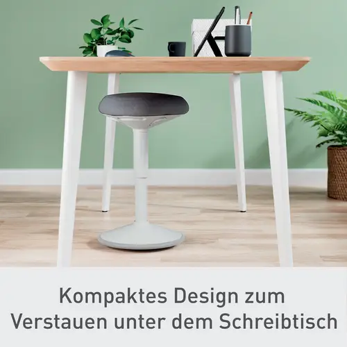 Leitz Sitzhocker Hellgrau 65440085 Leitz Sitzhocker Hellgrau 65440085