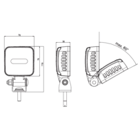 WAS Rückfahrscheinwerfer 12 V/DC, 24 V/DC, 36 V/DC, 48 V/DC, 70 V/DC W263 2172 W263 Breite Nahfeldausleuchtung (B x H x T) 76 WAS Rückfahrscheinwerfer 12 V/DC, 24 V/DC, 36 V/DC, 48 V/DC, 70 V/DC W263 2172 W263 Breite Nahfeldausleuchtung (B x H x T) 76