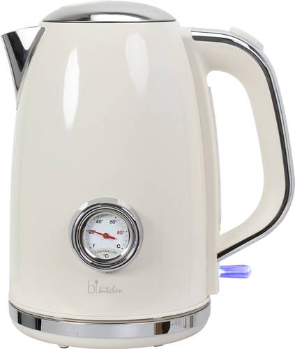 BiKitchen nostalgia 170 Wasserkocher Cremeweiß (glänzend) Fassungsvermögen: 1.7 l