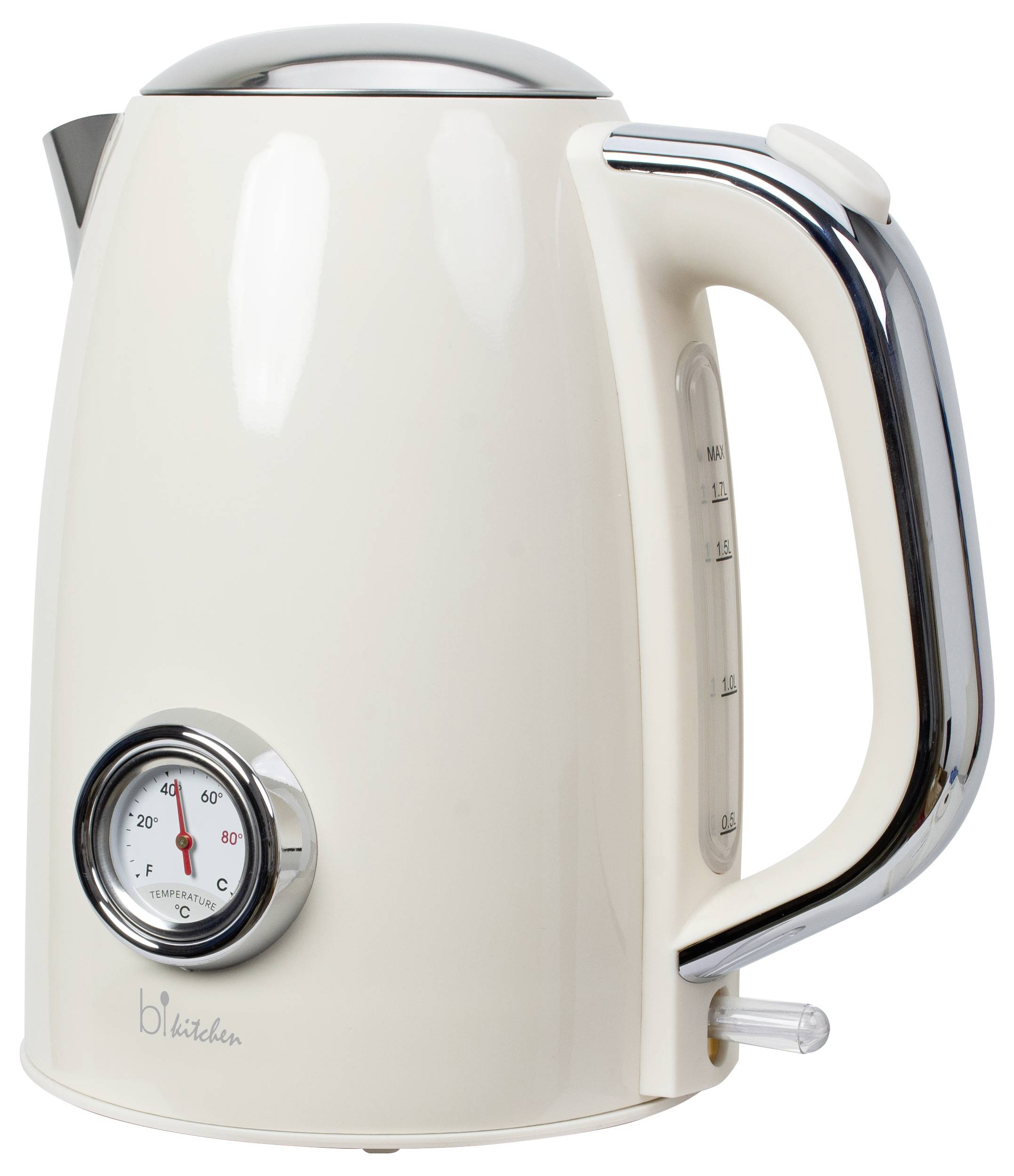 BiKitchen nostalgia 170 Wasserkocher Cremeweiß (glänzend) Fassungsvermögen: 1.7l