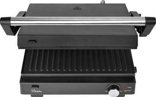 BiKitchen grill 200 Elektro Kontaktgrill Kontrollleuchte, klappbar, stufenloser Temperaturregler Sc