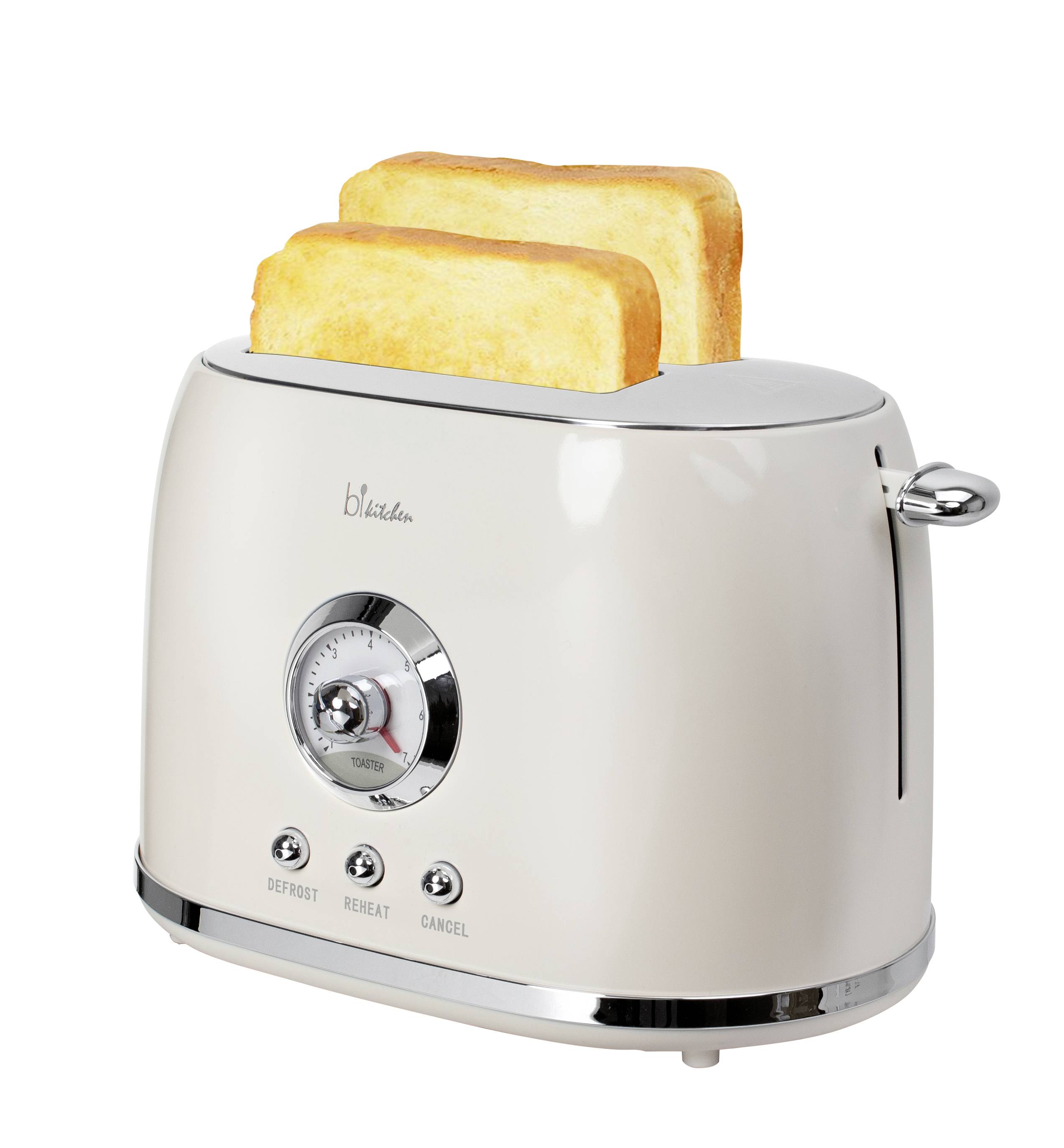 BiKitchen nostalgia 200 Toaster Cremeweiß (glänzend)