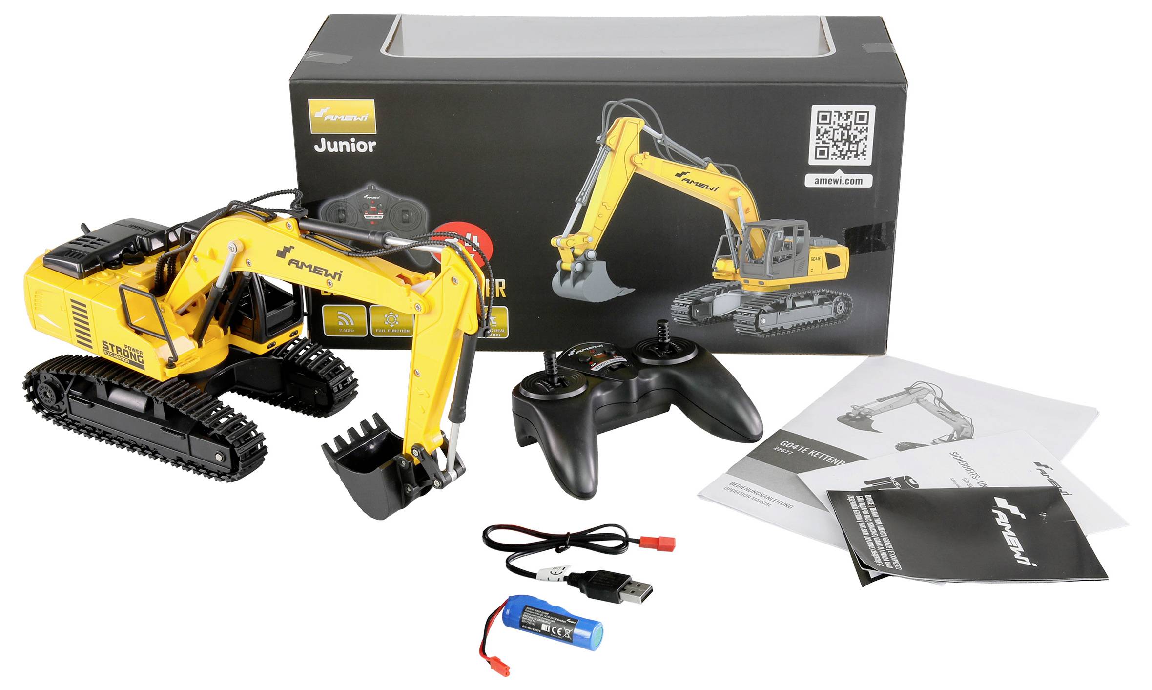 Amewi 1:24 RC Funktionsmodell Baufahrzeug