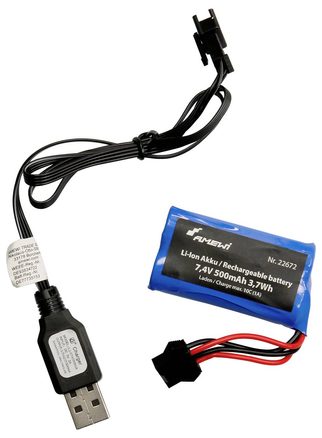 Amewi Baggerlader G1401E 1:14 RC Funktionsmodell Baufahrzeug