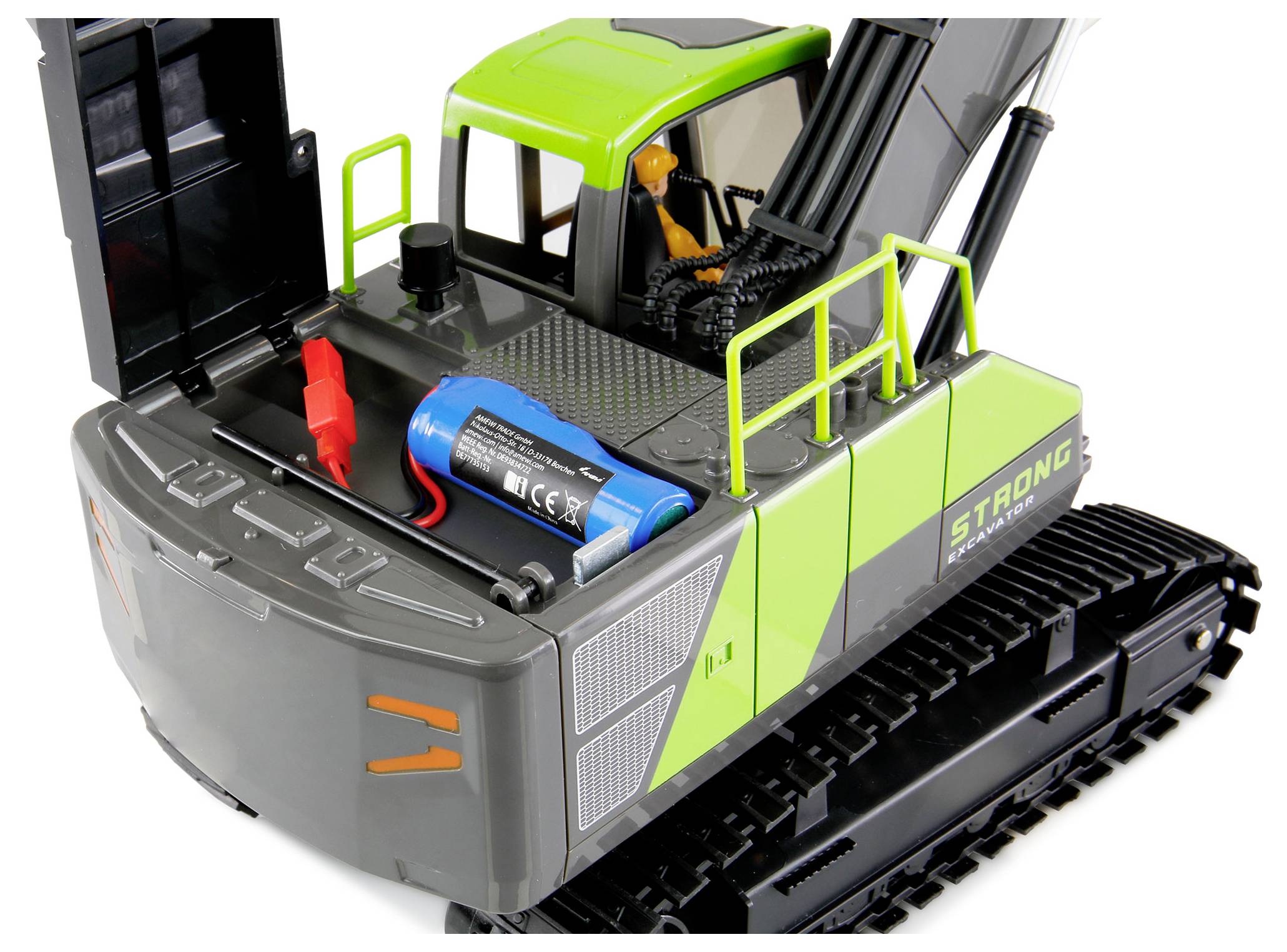 Amewi Kettenbagger G071E 1:18 RC Funktionsmodell Baufahrzeug