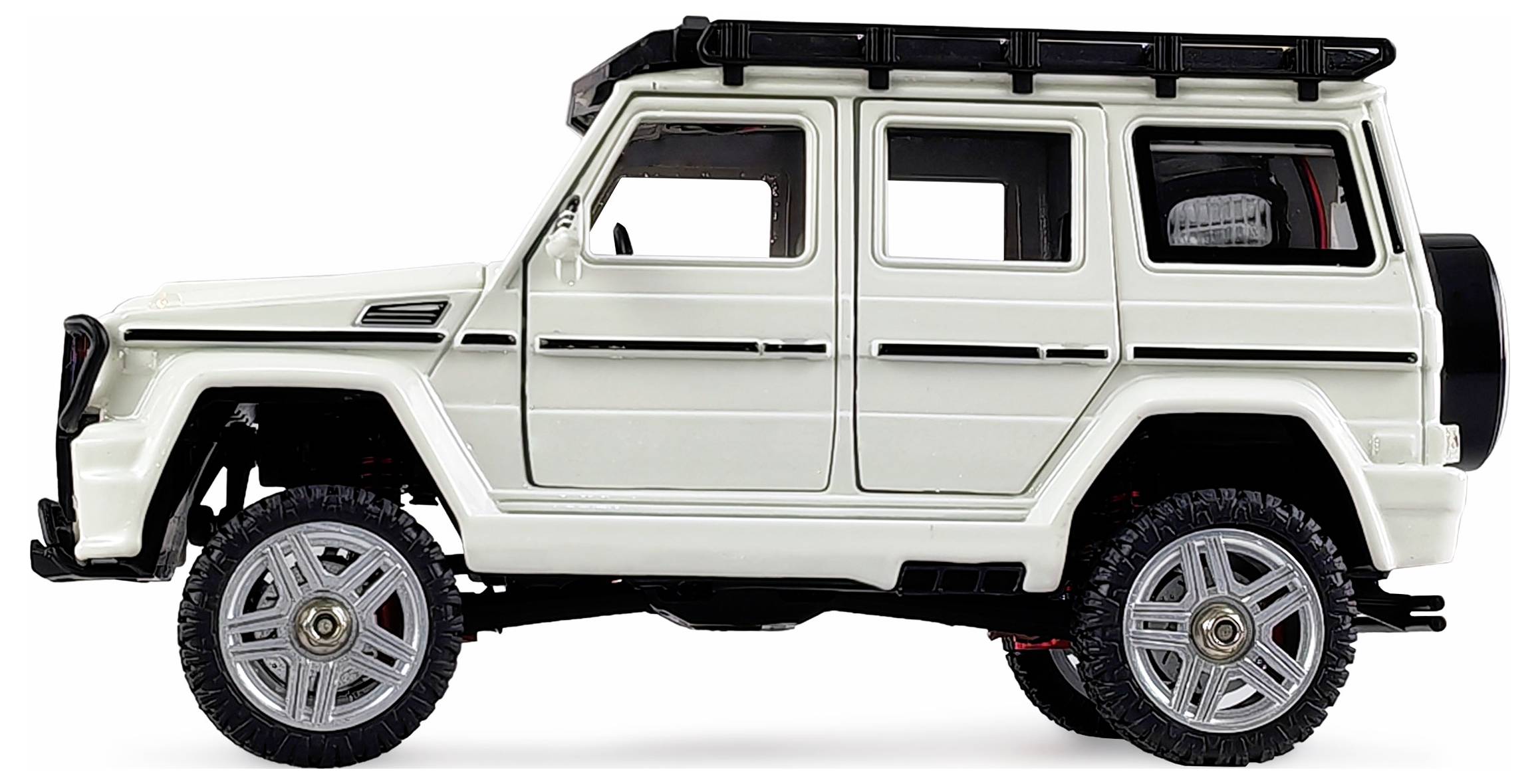 Amewi BRX24 Metall Scale Brushed 1:24 RC Modellauto Elektro Crawler Allradantrieb (4WD) RtR 2,4GHz