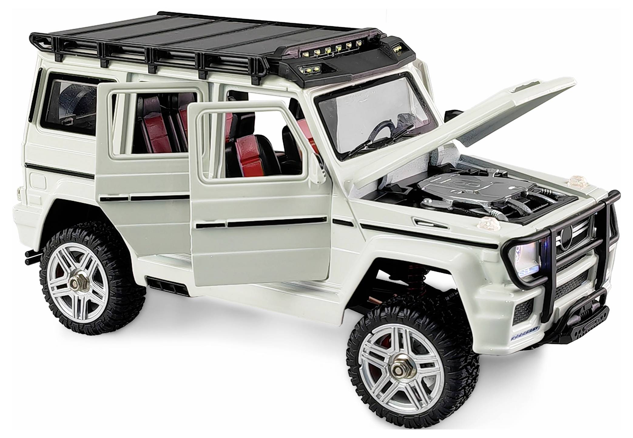 Amewi BRX24 Metall Scale Brushed 1:24 RC Modellauto Elektro Crawler Allradantrieb (4WD) RtR 2,4GHz