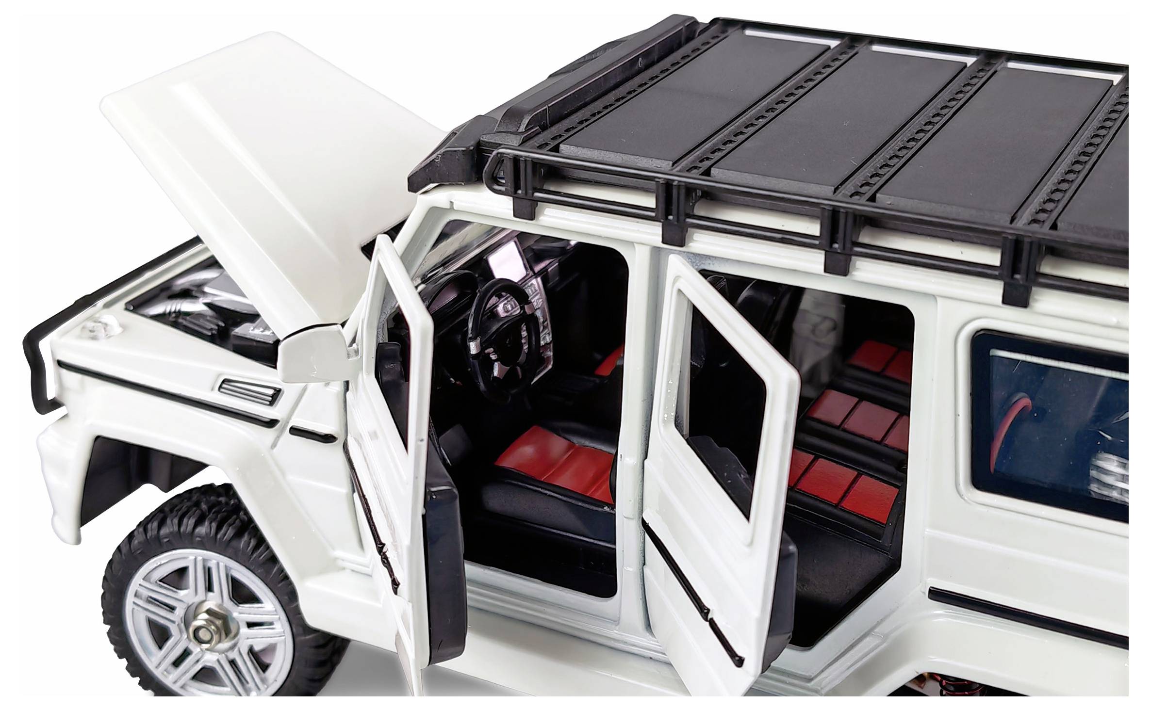 Amewi BRX24 Metall Scale Brushed 1:24 RC Modellauto Elektro Crawler Allradantrieb (4WD) RtR 2,4 GHz