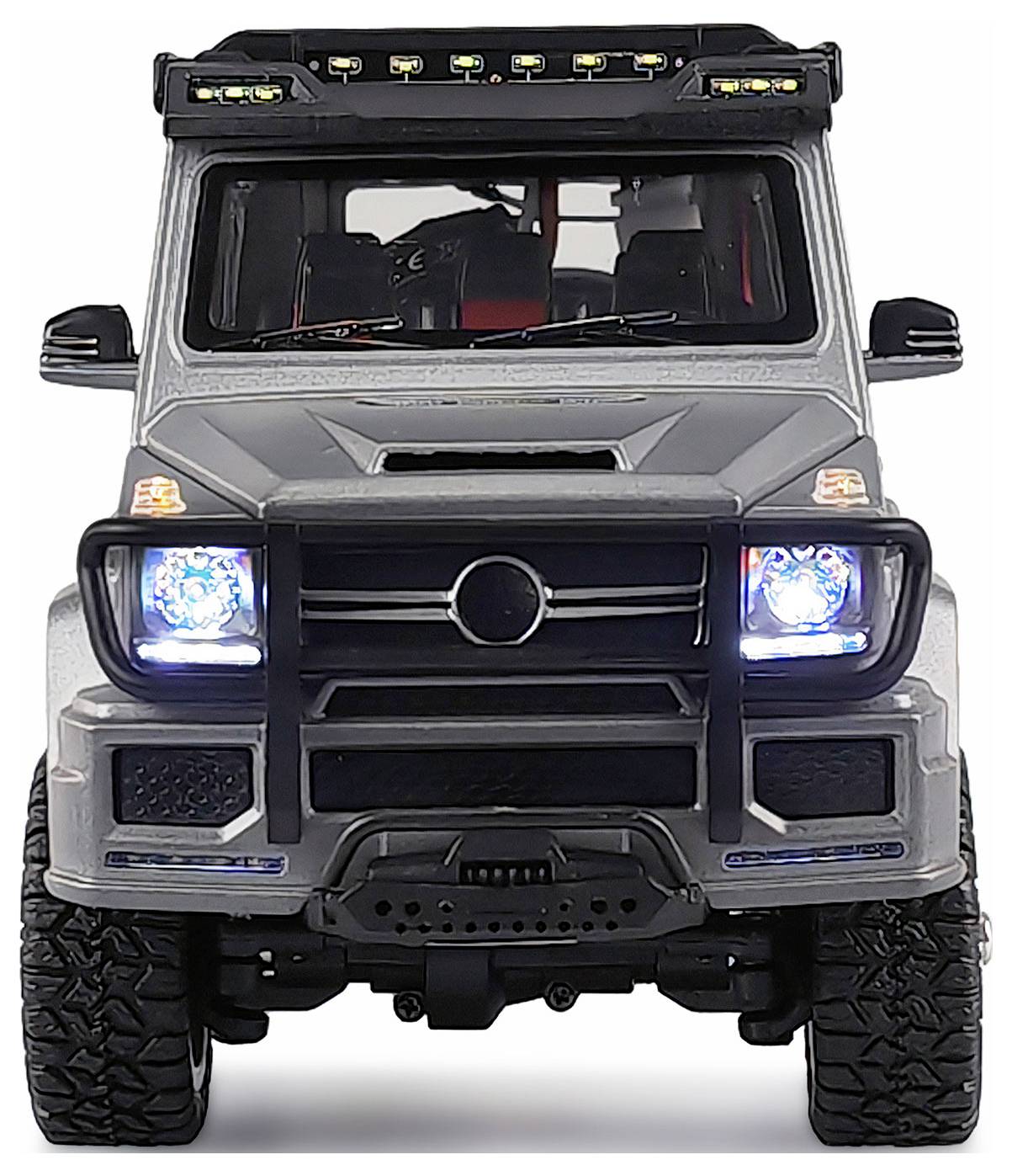 Amewi BRX24 Metall Scale Brushed 1:24 RC Modellauto Elektro Crawler Allradantrieb (4WD) RtR 2,4GHz