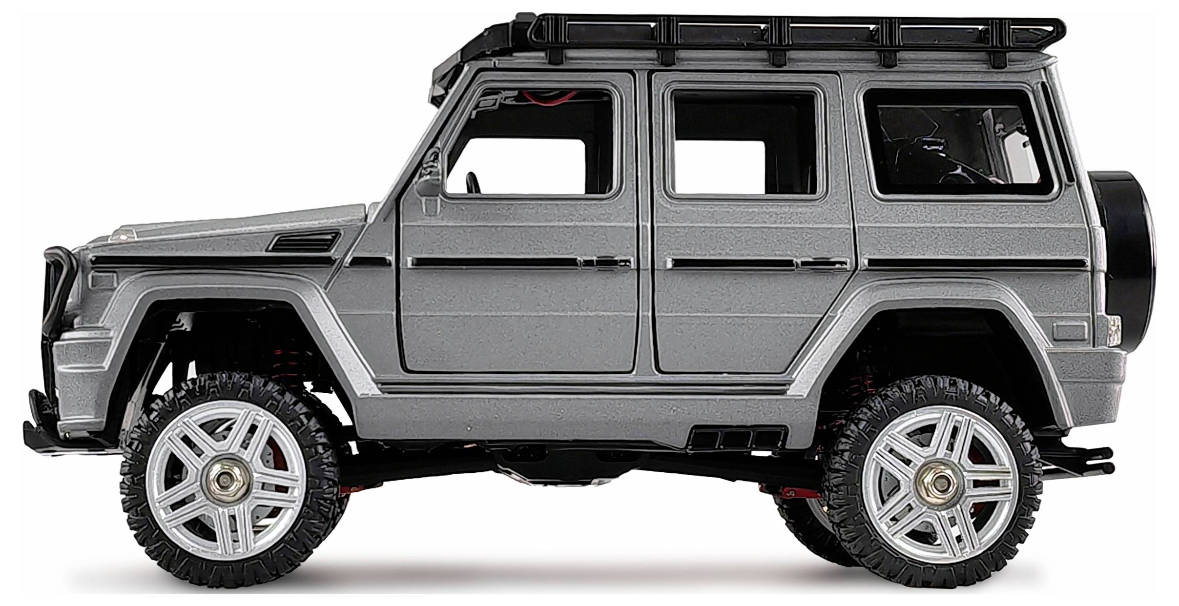 Amewi BRX24 Metall Scale Brushed 1:24 RC Modellauto Elektro Crawler Allradantrieb (4WD) RtR 2,4GHz