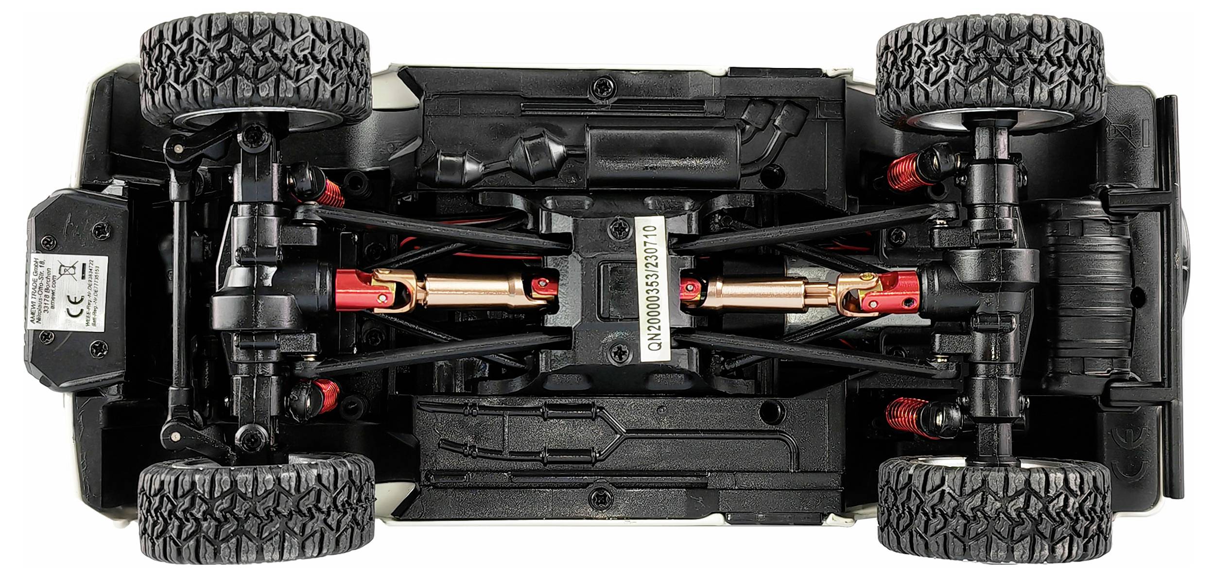 Amewi BRX24 Metall Scale Brushed 1:24 RC Modellauto Elektro Crawler Allradantrieb (4WD) RtR 2,4GHz