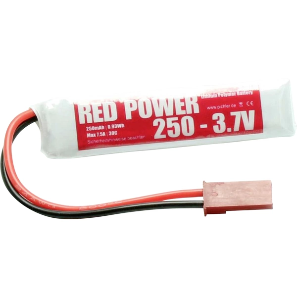 Red Power Modellbau-Akkupack (LiPo) 3.7V 250 mAh Softcase JST Red Power Modellbau-Akkupack (LiPo) 3.7V 250 mAh Softcase JST