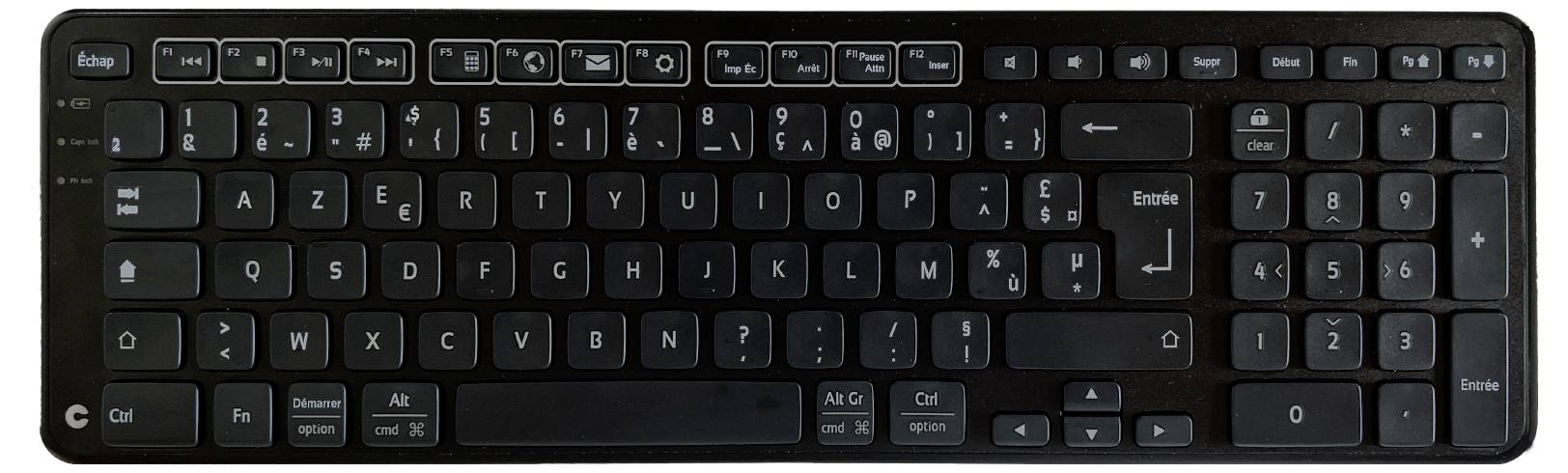Contour Design Balance UK wireless Bluetooth®, USB Tastatur UK-Englisch, QWERTY Schwarz