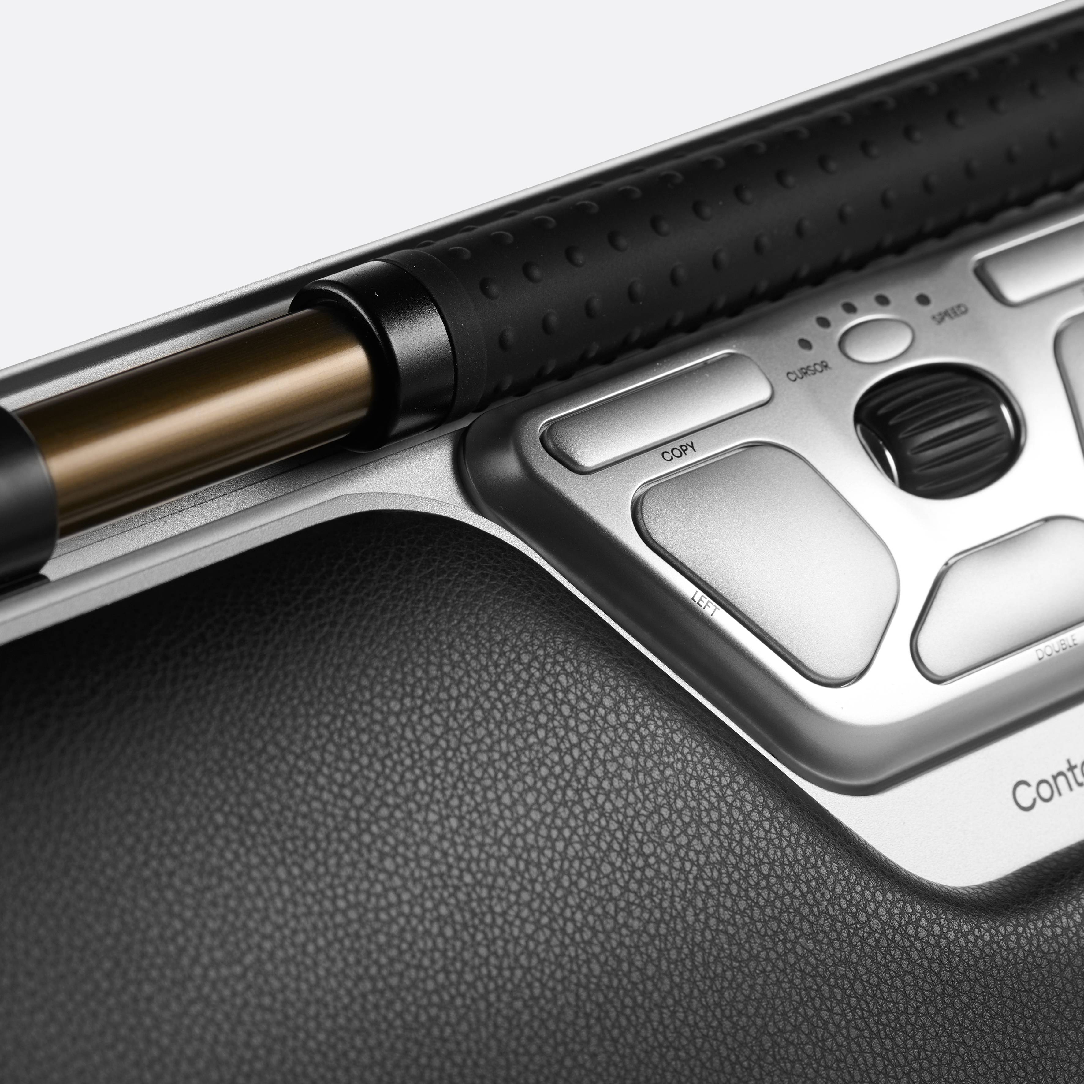 Contour Design RollerMouse RED Plus Thin Client Maus USB Schwarz, Silber 6 Tasten 2800 dpi