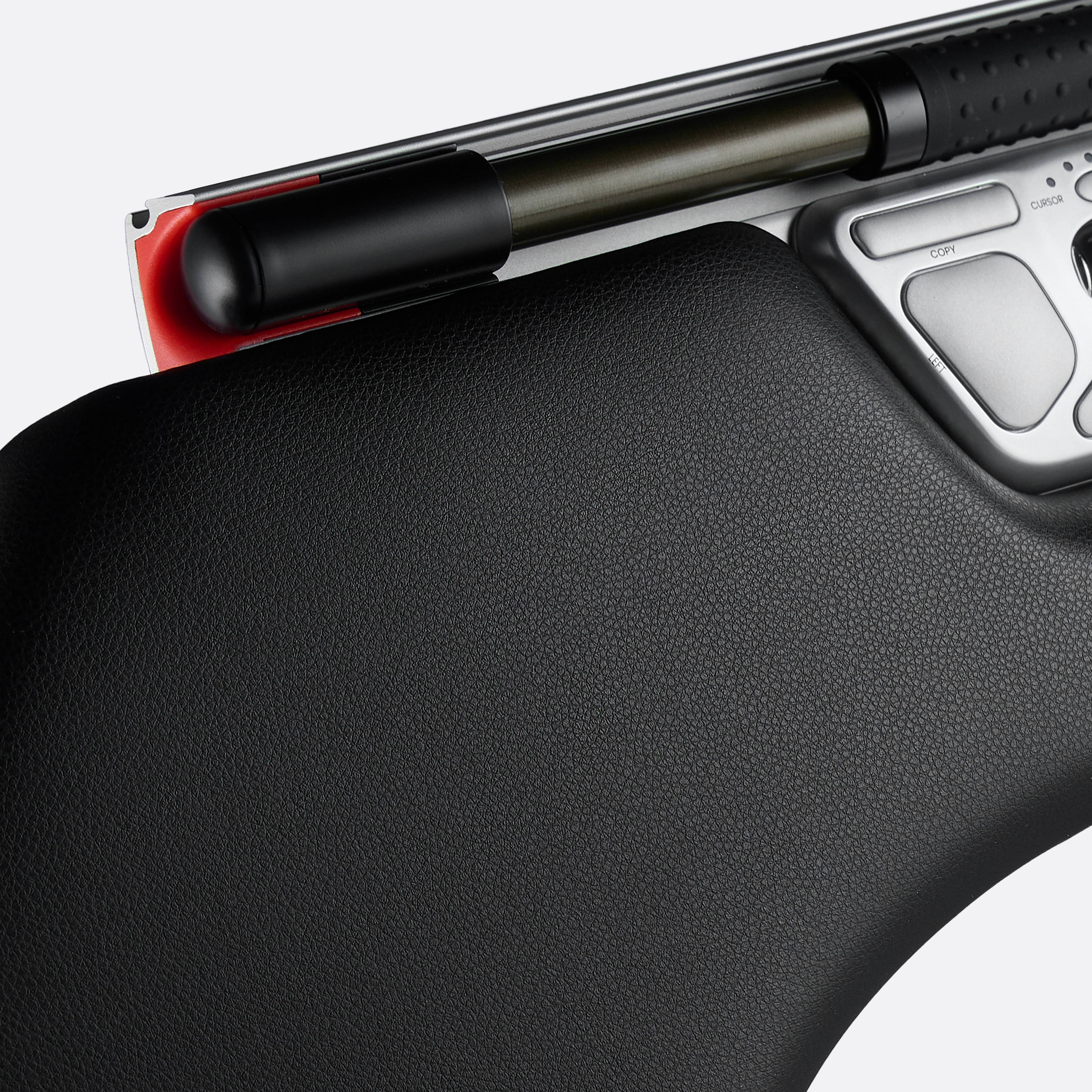 Contour Design RollerMouse RED Max + Armauflage Maus USB Schwarz, Silber 6 Tasten 2800 dpi Handballenauflage