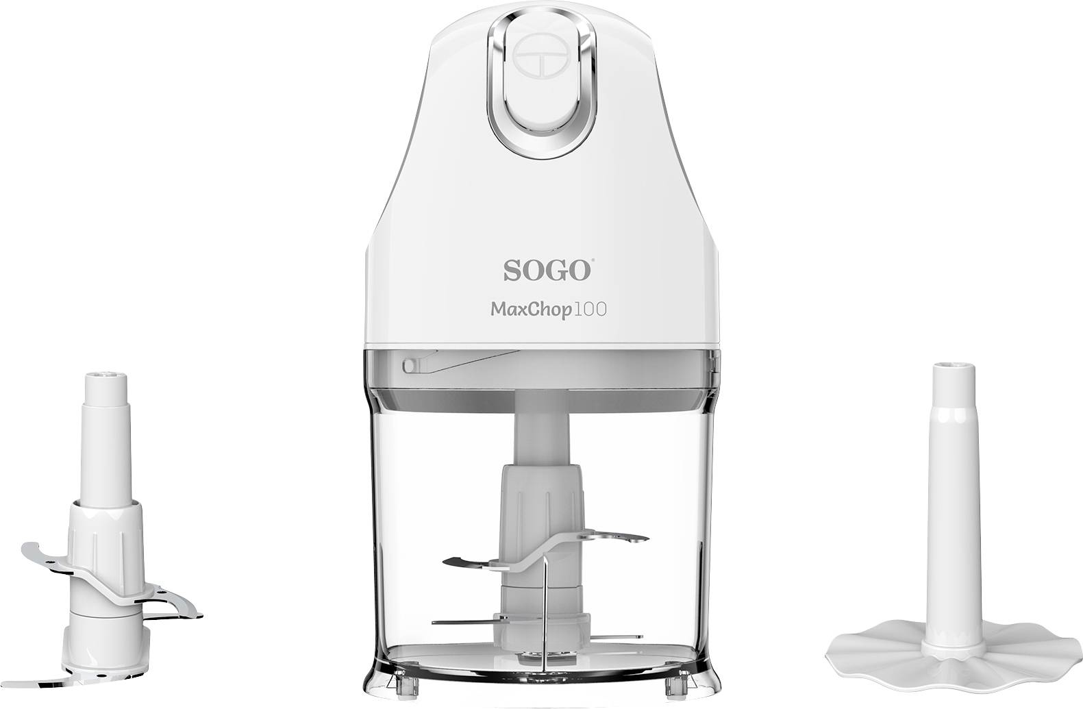 SOGO Human Technology PIC_SS_5263 Zerkleinerer 100W Weiß, Silber