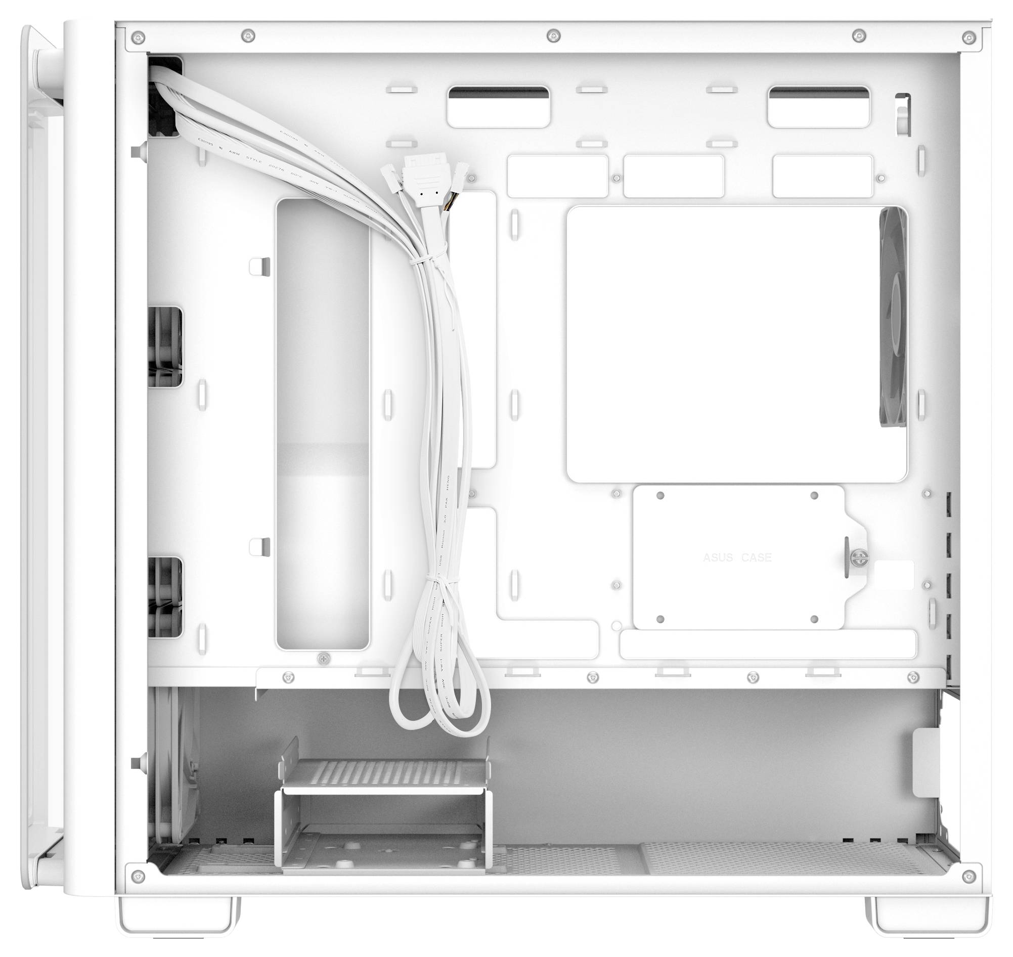 Asus A23 PLUS TG ARGB PC-Gehäuse Weiß