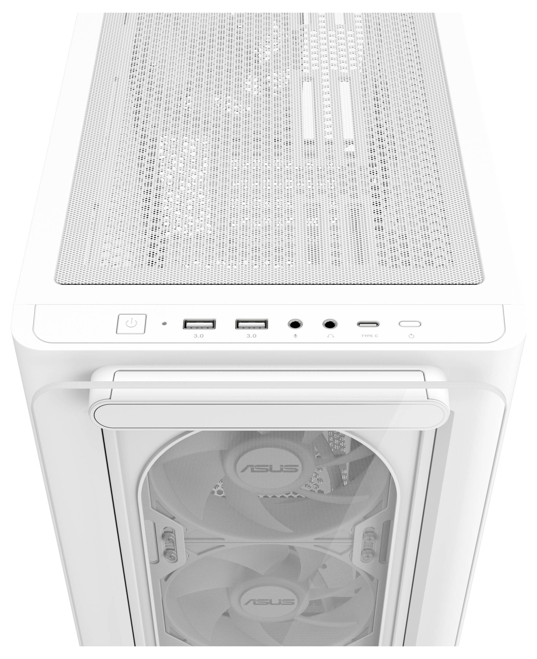 Asus A23 PLUS TG ARGB PC-Gehäuse Weiß